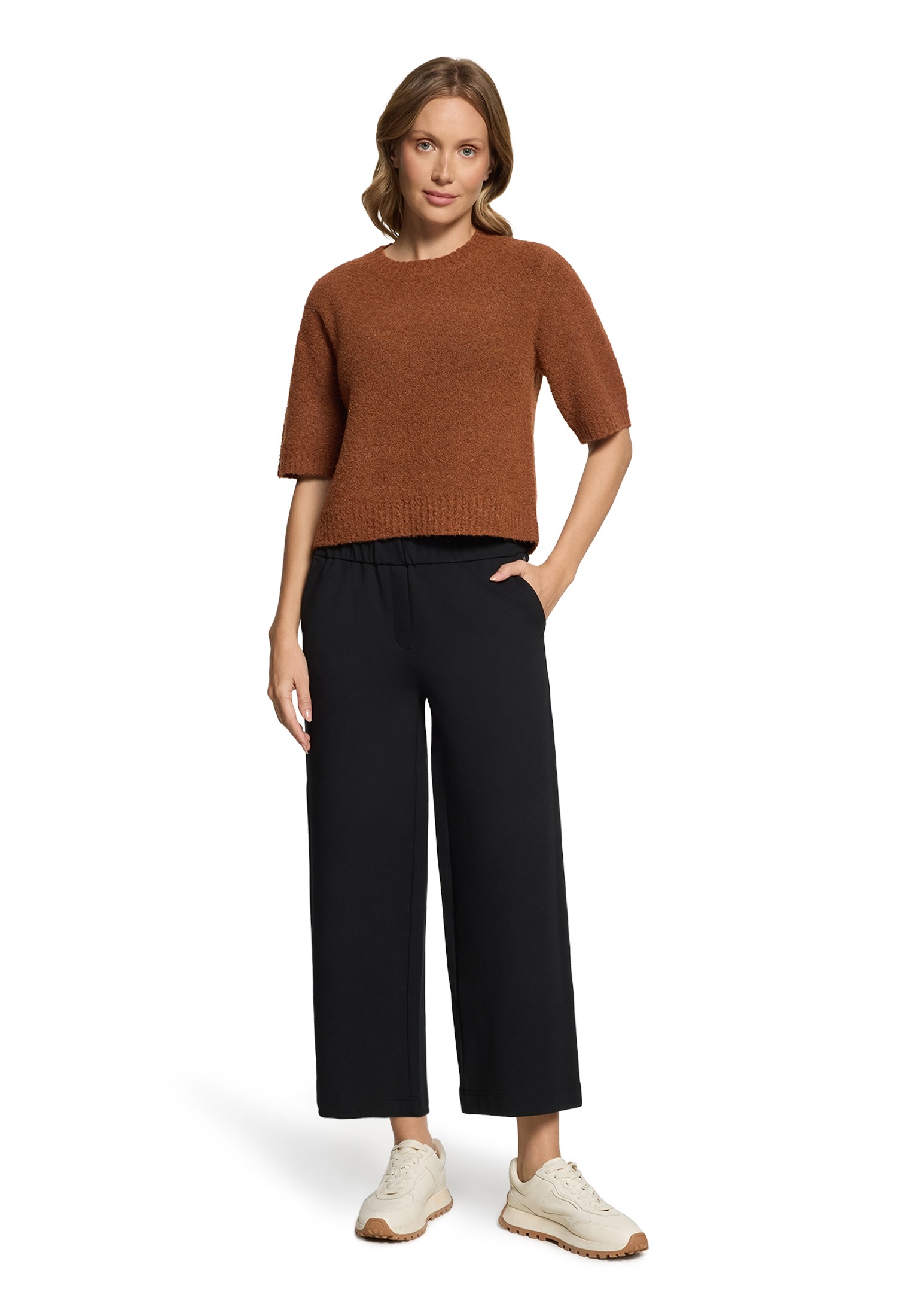 Betty&Co Strickpullover »Strickpullover mit Rundhalsausschnitt«