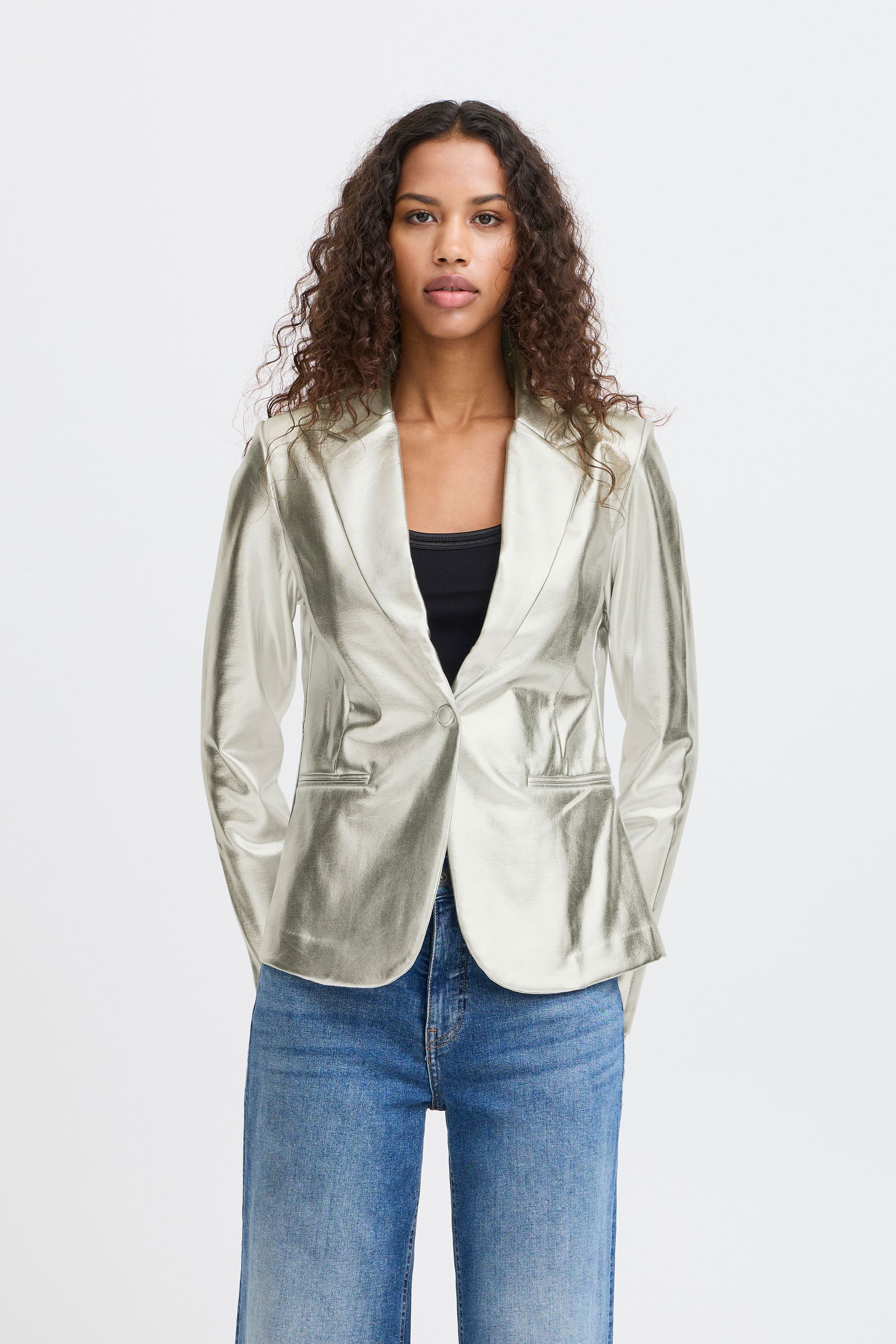 Ichi Kurzblazer »Kurzblazer IHKATE METALLIC BL«