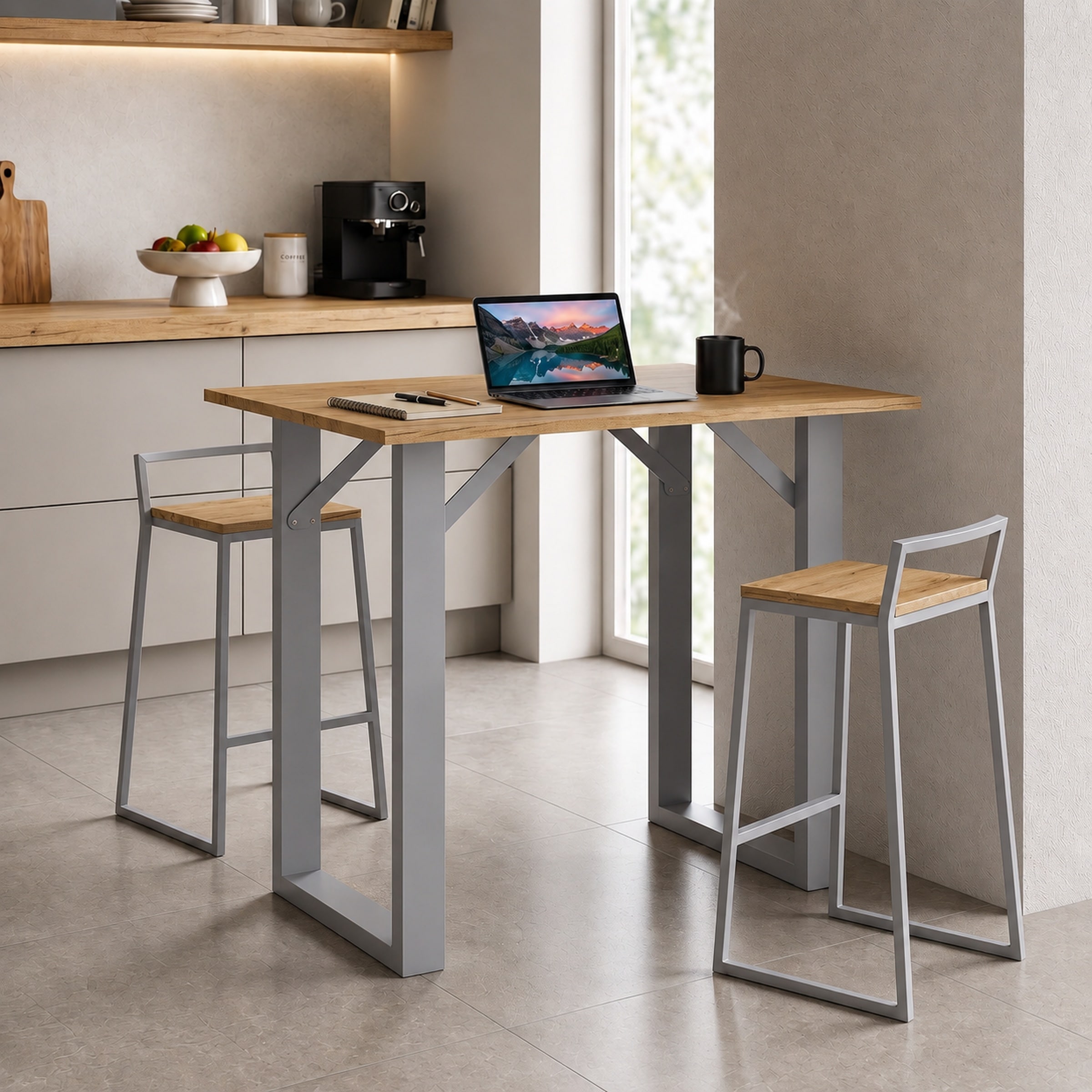 VCM Bartisch »Holz Bartisch Stehtisch Tisch Tresen Xona 110x50cm« 1 Stk. tlg.