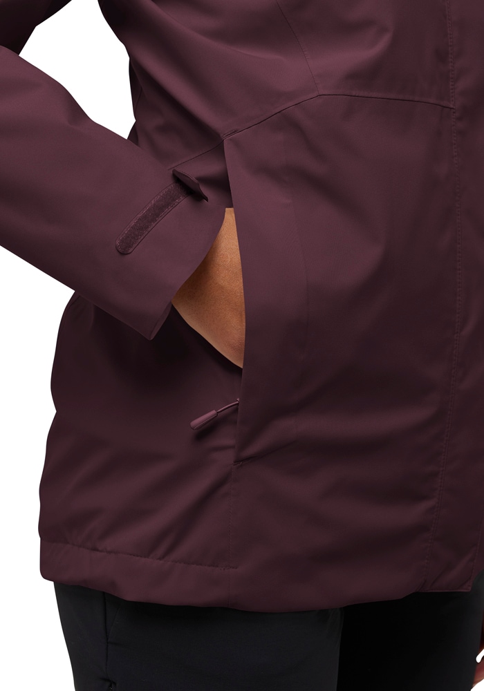 Jack Wolfskin 3-in-1-Funktionsjacke »ROTWAND 3IN1 JKT W«, mit Kapuze
