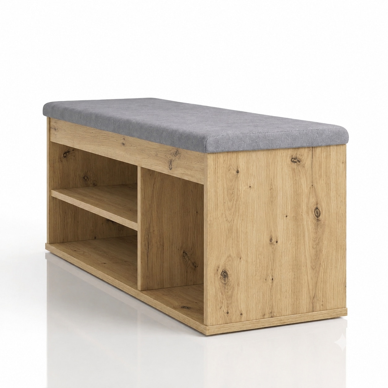 OTTO home Schuhbank »Schuchschrank 100,  Schuhregal, Schuhtruhe, Schuhkommode, Sitzbank« Inkl. bequemem Sitzkissen mit Stauraum darunter
