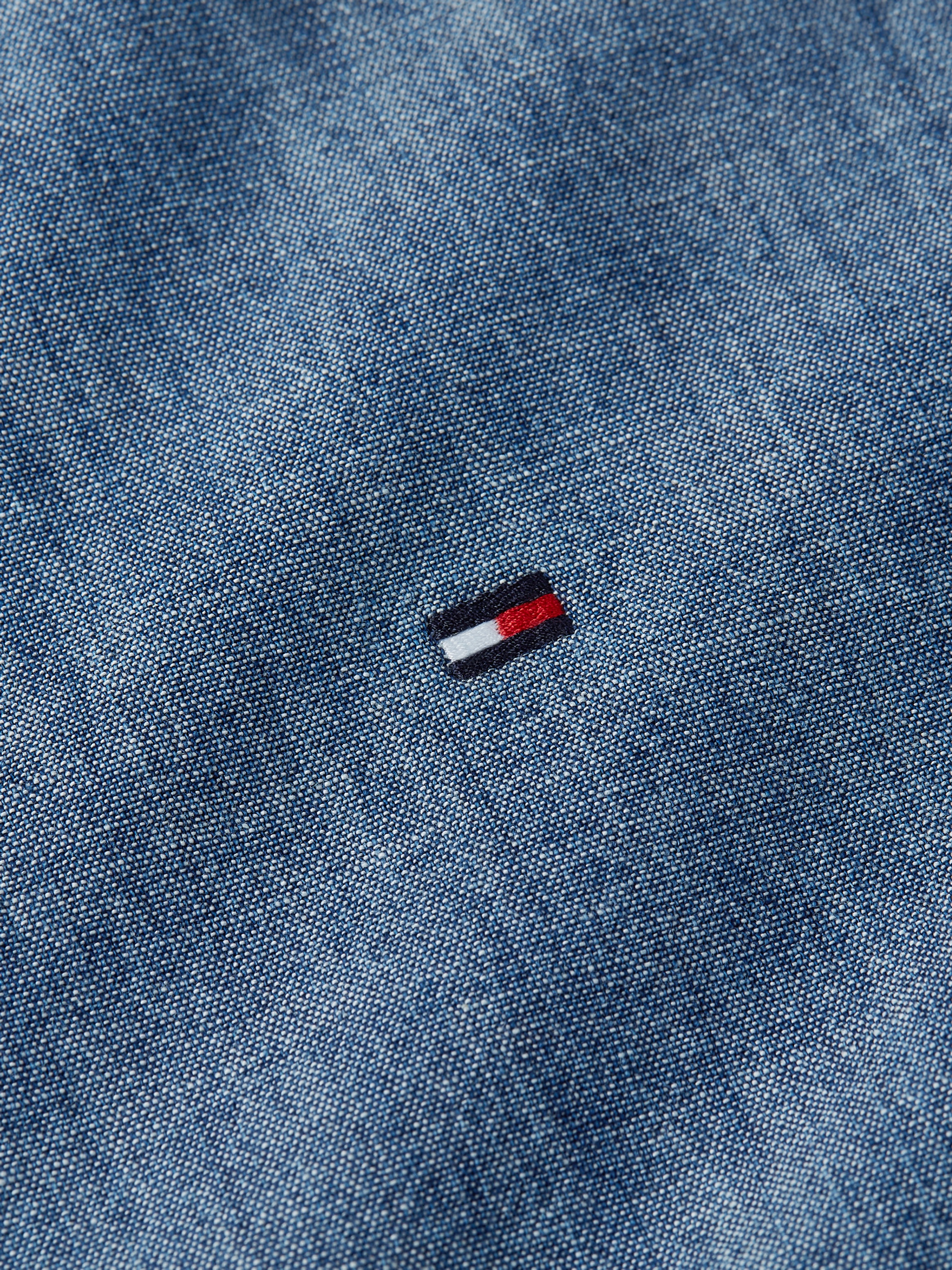 Tommy Hilfiger Langarmhemd »CHAMBRAY SOLID RF SHIRT«