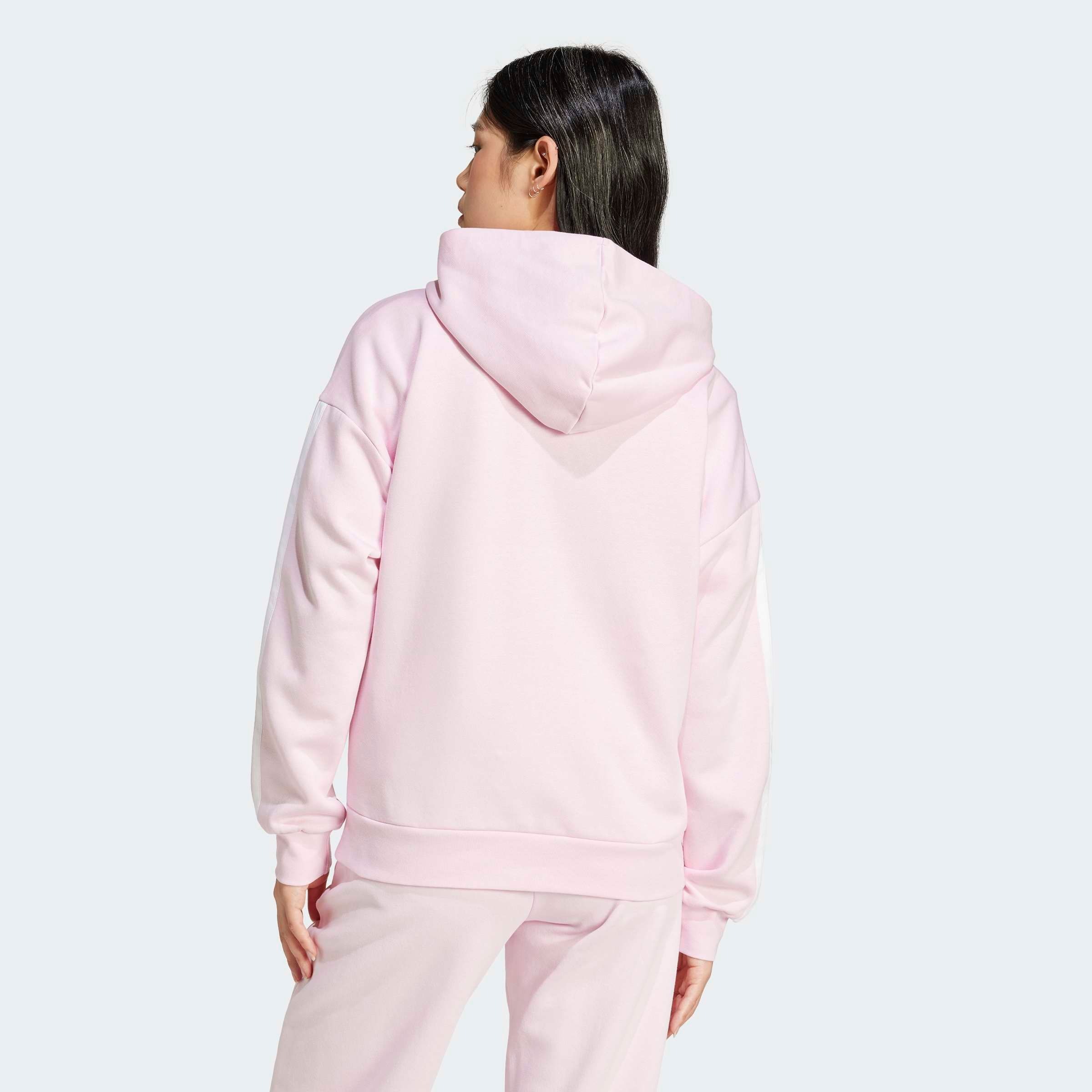 adidas Sportswear Kapuzensweatjacke »ESSENTIALS 3-STREIFEN FLEECE«