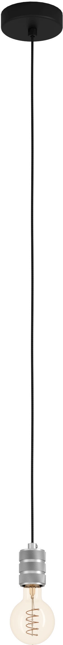 EGLO Hängeleuchte »YORTH«, Hängeleuchte in schwarz und silber aus Stahl -  exkl. E27 - 40W bestellen im OTTO Online Shop