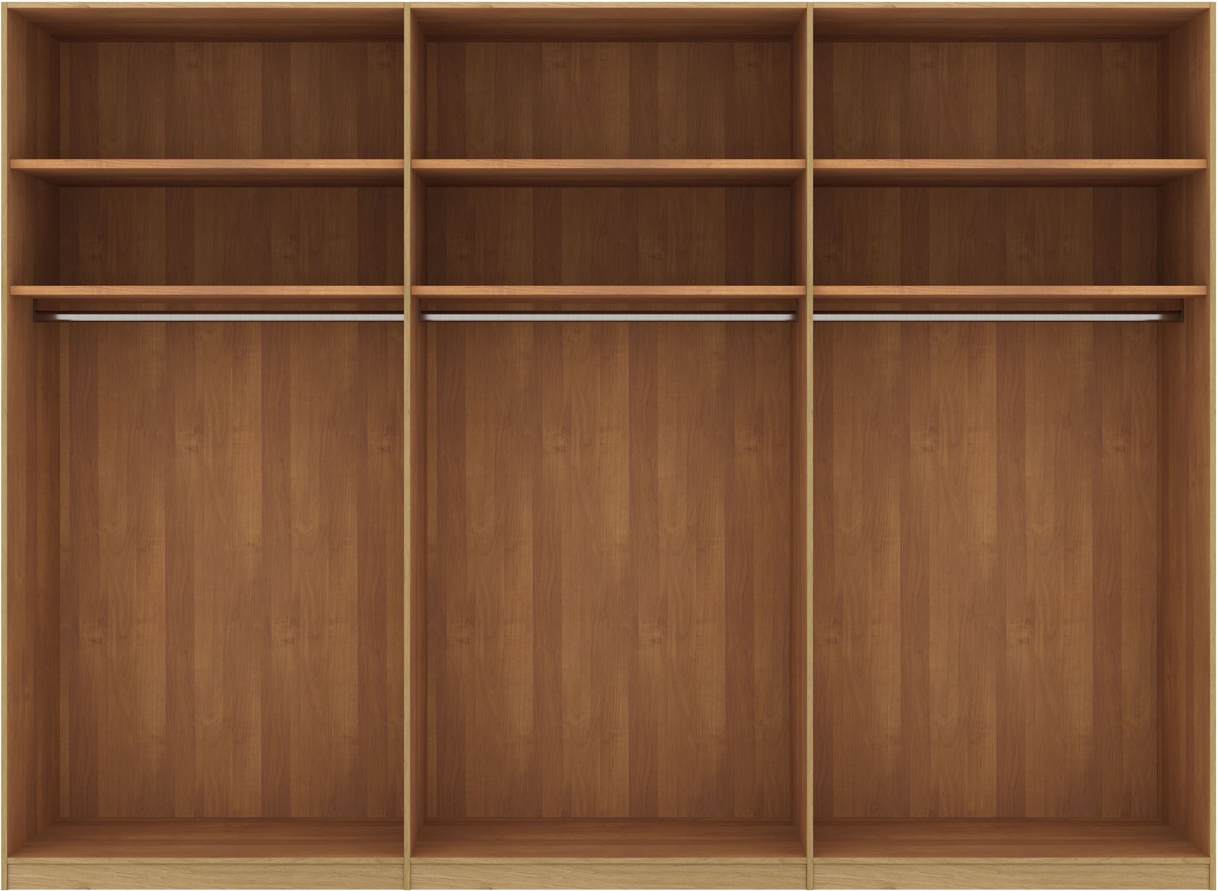 Musterring Drehtürenschrank »Savona, Kleiderschrank, Schrank, Garderobe, teilmassiv Eiche«, (mit Türdämpfern, in 5 Breiten & 2 Höhen, extra Böden, MADE IN GERMANY), Türen in Bianco-Eiche massiv, mit Querriegel, verschiedene Größen
