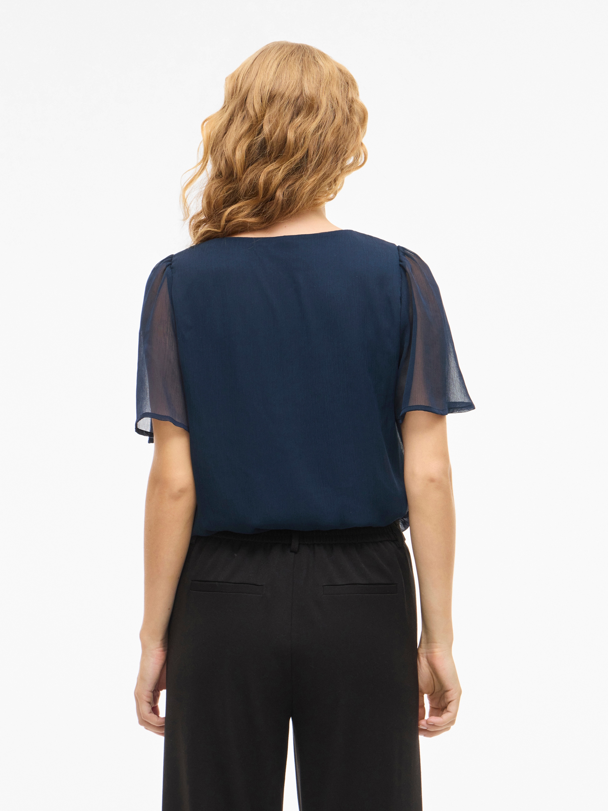 Vila T-Shirt »VIFALIA V-NECK S/S TOP - NOOS«