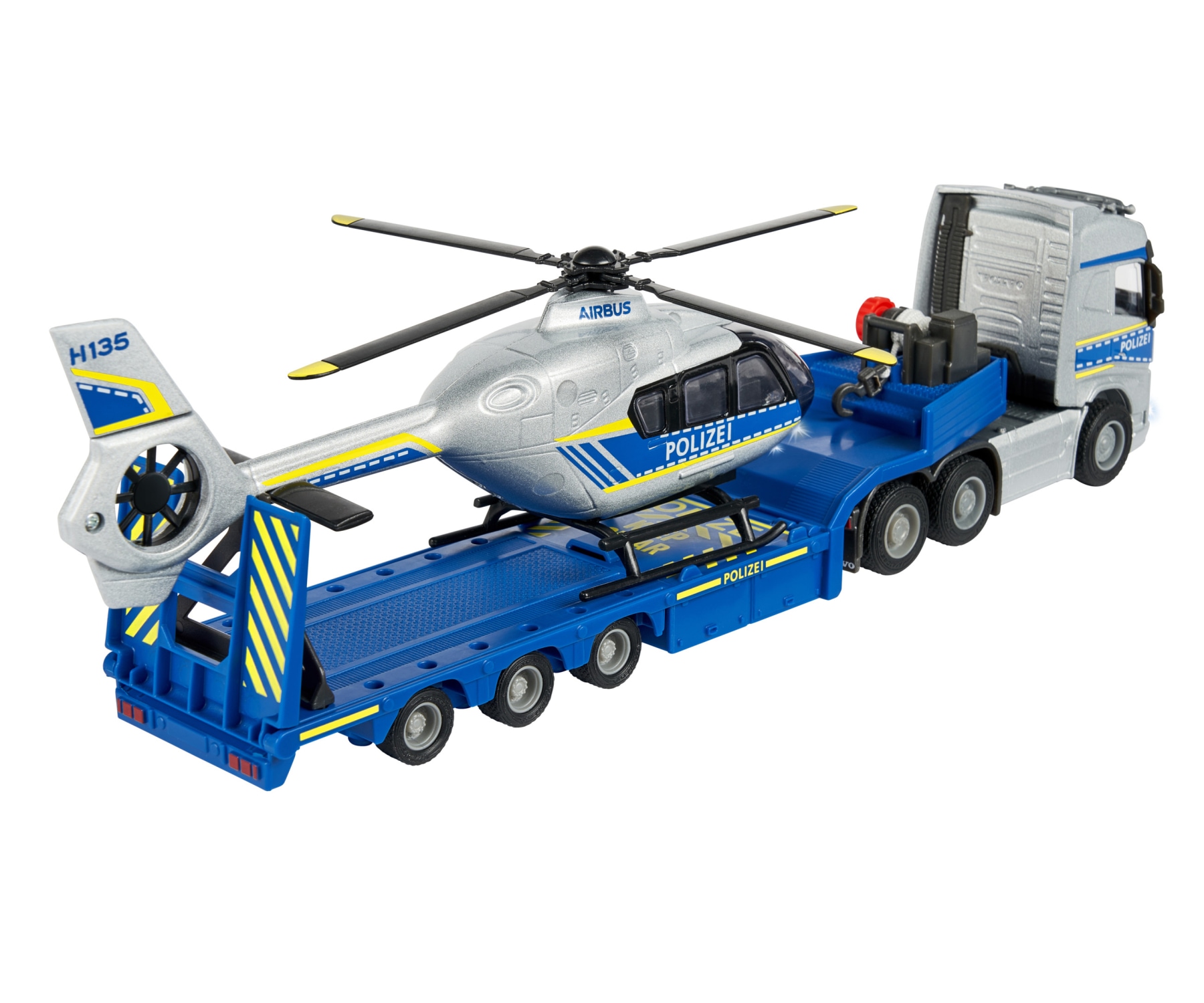 majORETTE Spielzeug-Polizei »Volvo Polizei Truck+Heli«