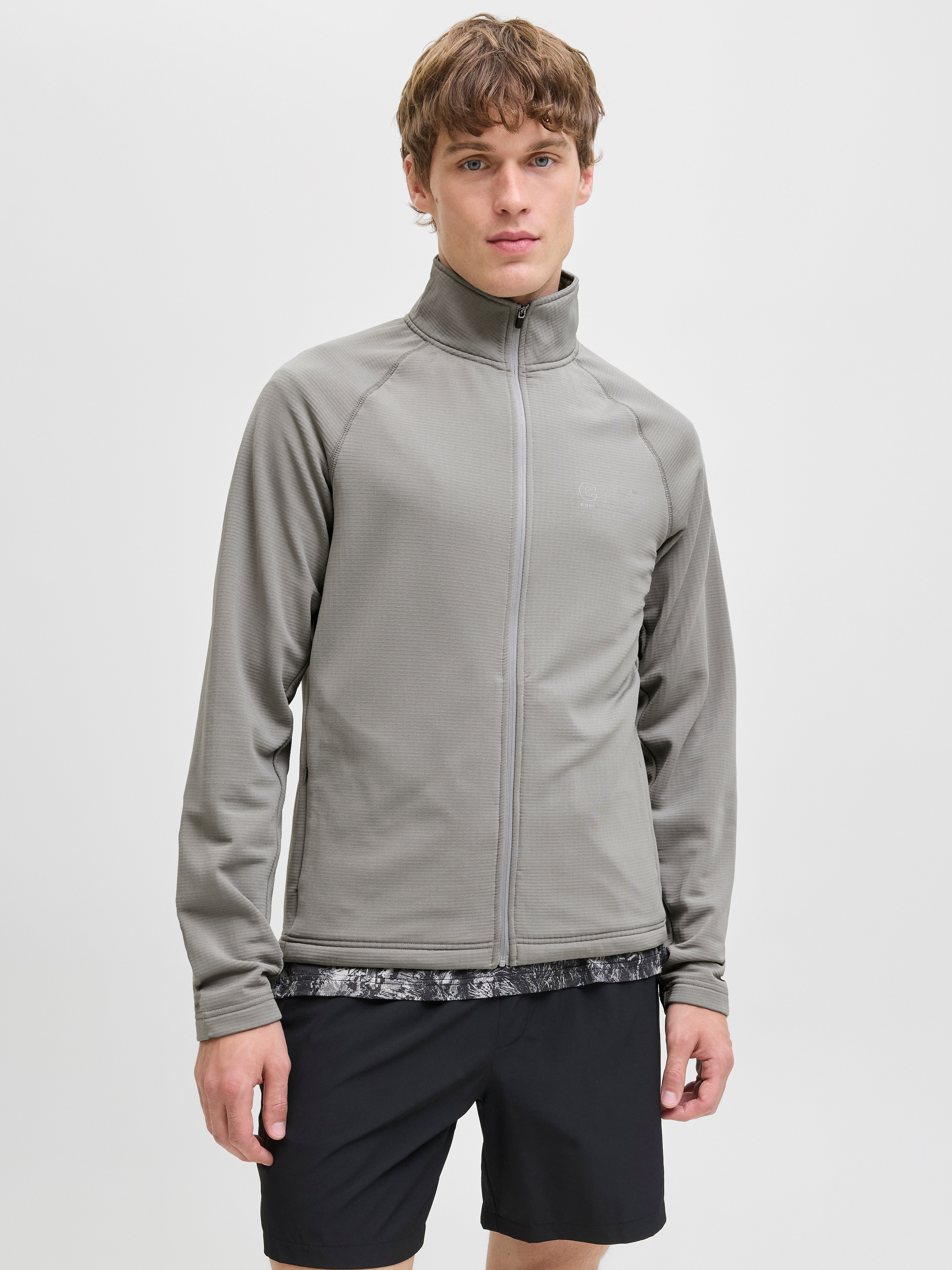 Jack & Jones Sweatjacke »JCOCNZ STRUCTURE FULL ZIP SN«
