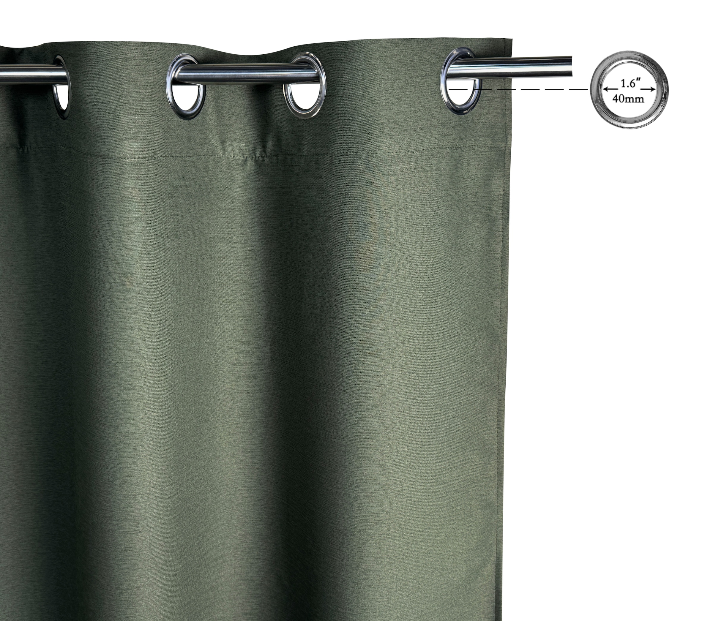 OTTO home Verdunkelungsvorhang »Fleuriss« Ösen 1 Stk. tlg. Wohnzimmer, Schlafzimmer, Arbeitszimmer, modern, Gewicht von 280 g/m²