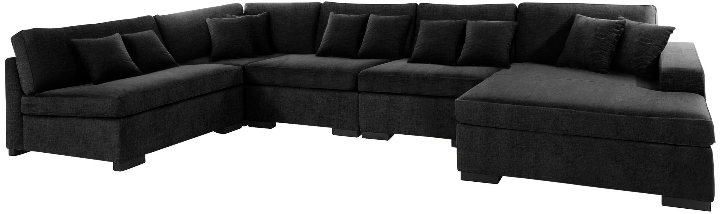 Guido Maria Kretschmer Home&Living Wohnlandschaft »Skara U-Form«, Lounge-Sofa mit Federkernpolsterung, in vielen Bezugsvarianten