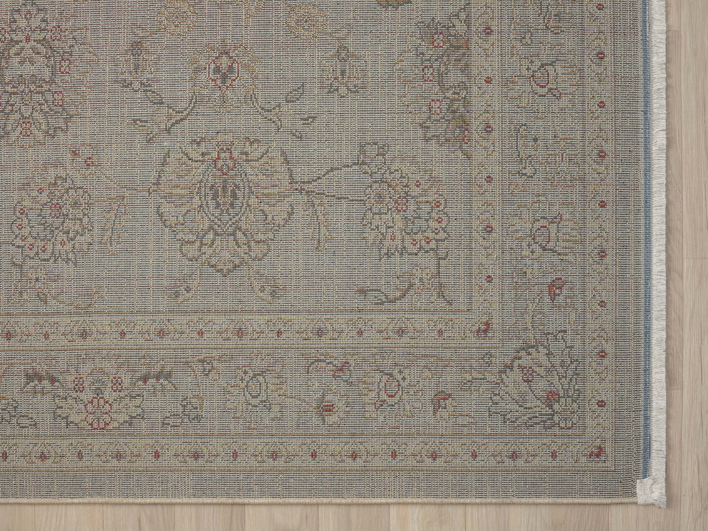 Myflair Möbel & Accessoires Teppich »Maryam 4«, rechteckig, 7,5 mm Höhe, Kurzflor, Orient Optik, edler Glanz, mit Fransen, besonders weich