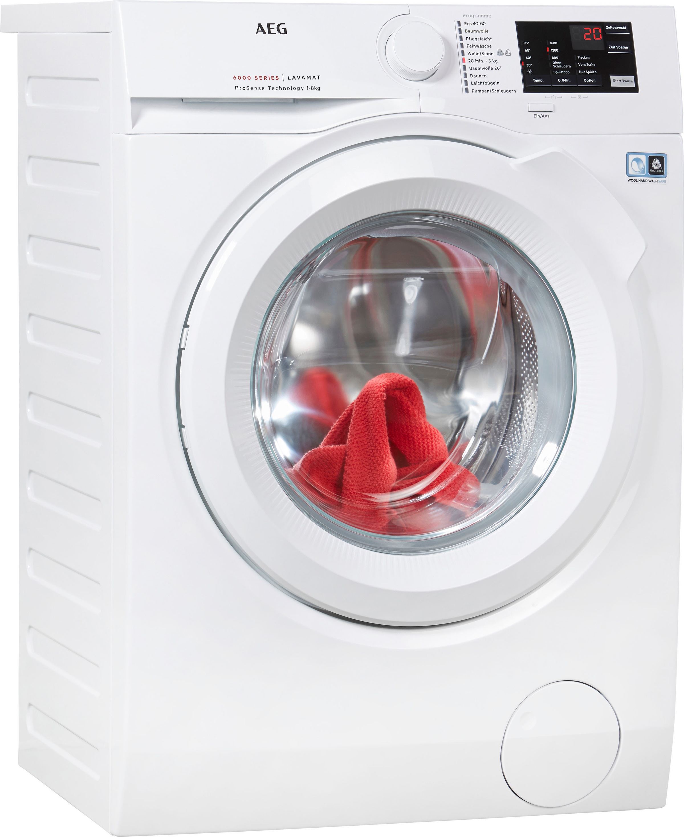 AEG Waschmaschine »L6FB48FL«, L6FB48FL, ProSense - Mengenautomatik