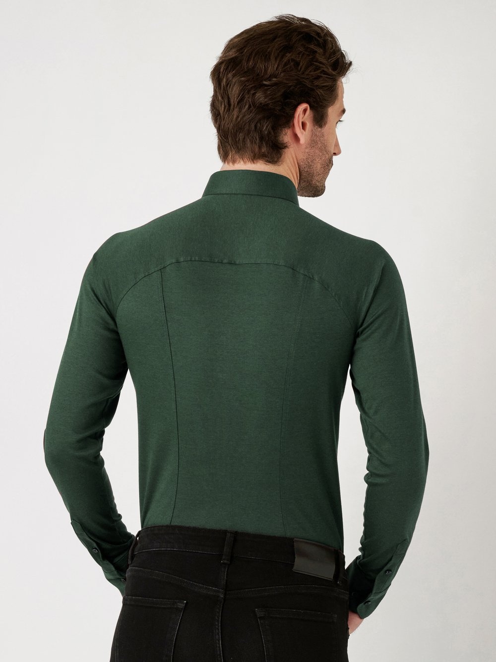 DESOTO Langarmhemd »Jerseyhemd Casual Kent«