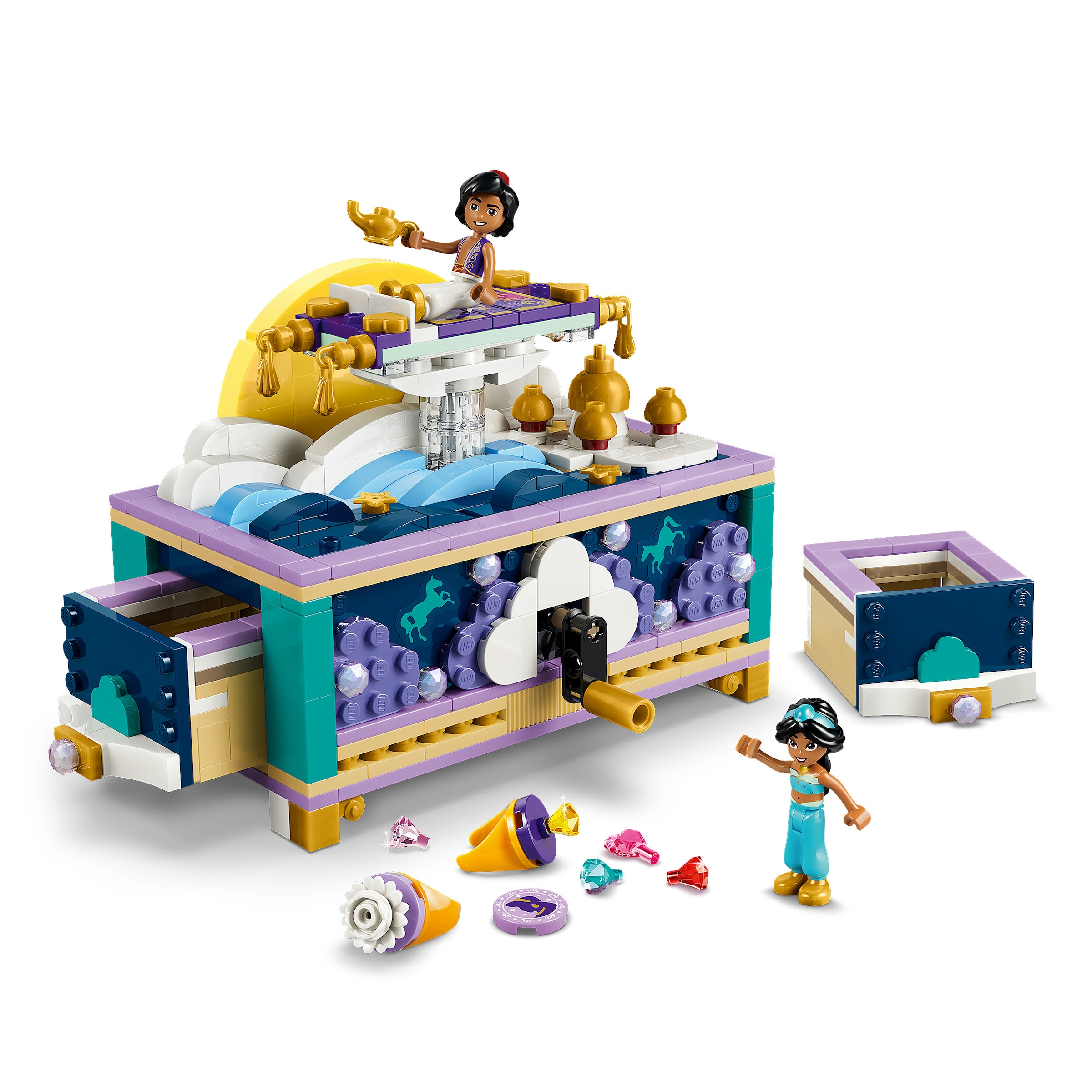 LEGO® Konstruktionsspielsteine »Jasmins Schmuckkästchen (43295), LEGO Disney Princess«