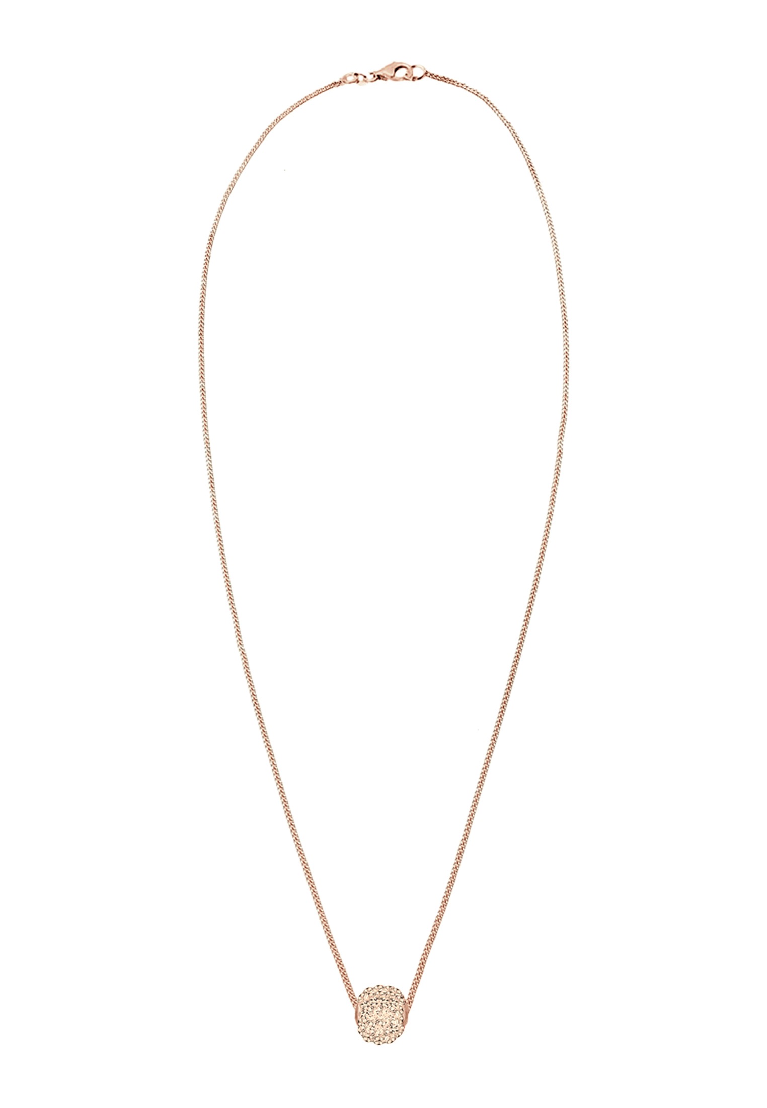 Elli Silberkette »Halskette Weiß 925 Sterling Silber, mit Kristallen von Swarovski®«