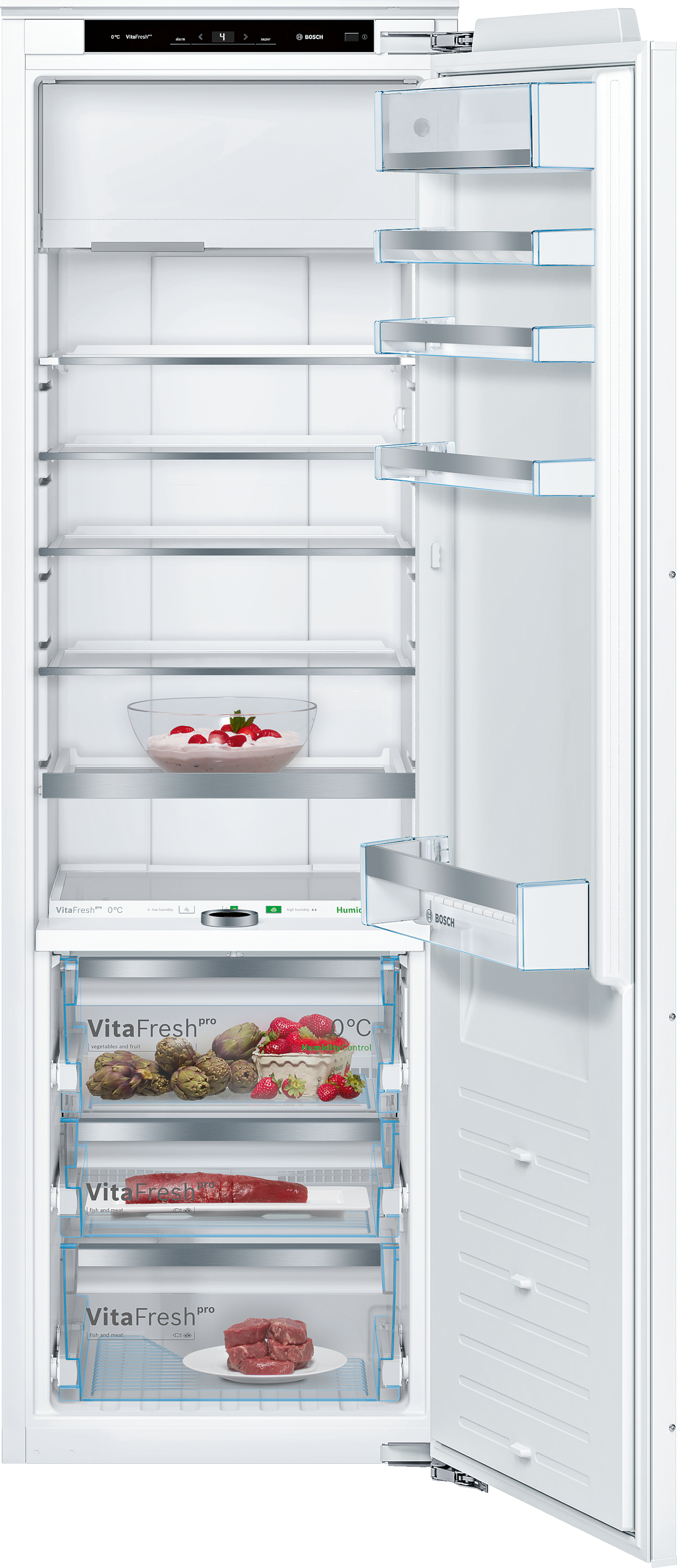 BOSCH Einbaukühlschrank »KIF82PFE0«, KIF82PFE0, 177,2 cm hoch, 55,8 cm breit