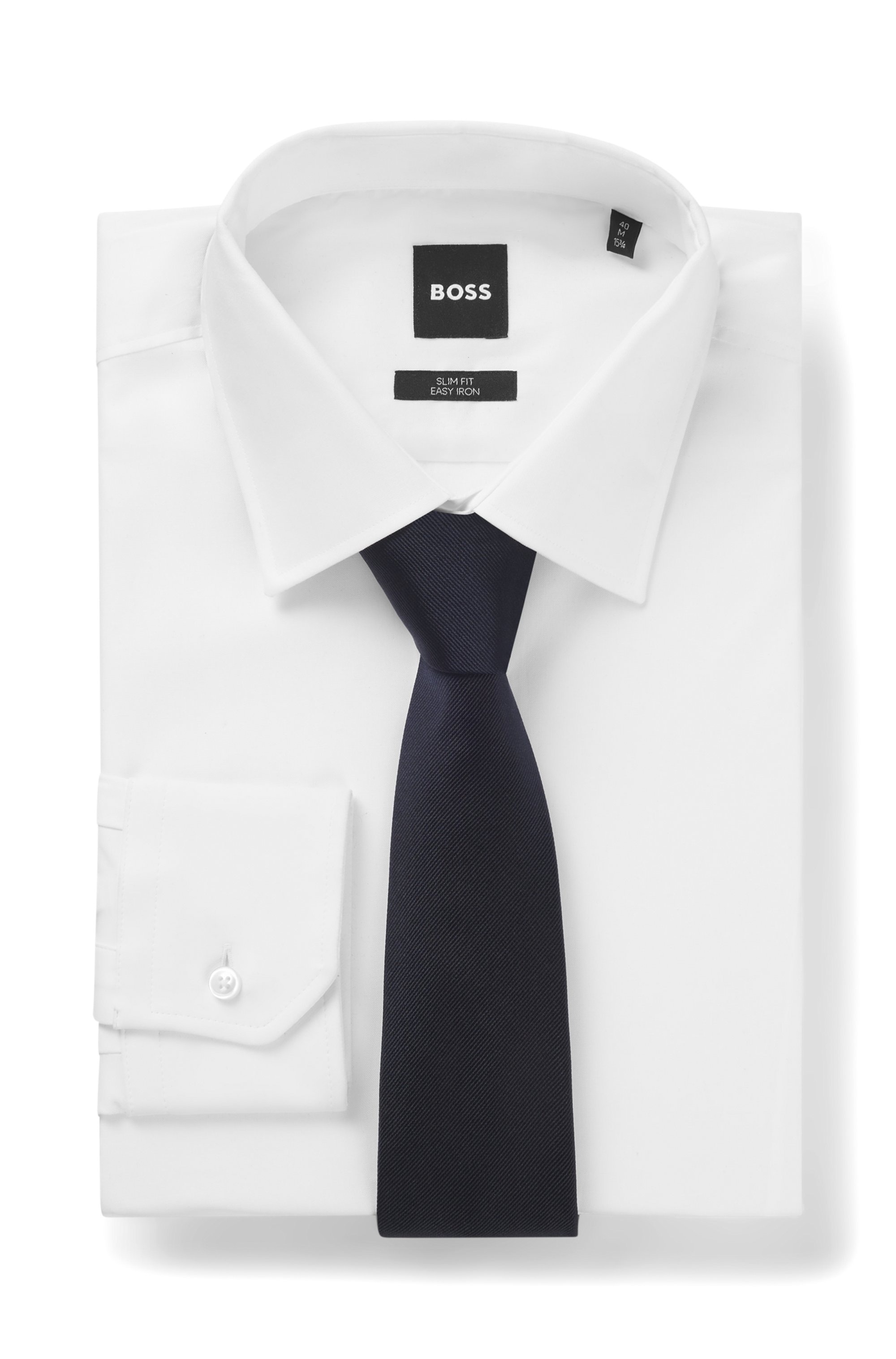 BOSS Krawatte »H-TIE 7,5 CM«, in Satin-Optik