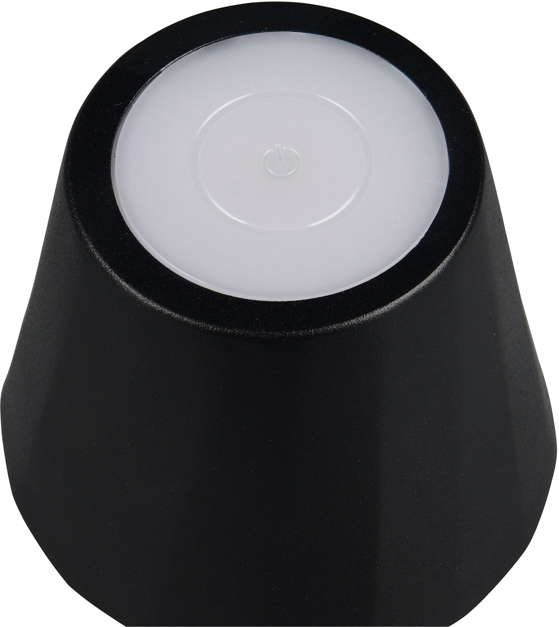 REALITY Leuchten LED Tischleuchte »DIAZ, Outdoor Akku Tischlampe Höhe 21 cm Ø 8,5 cm, IP44, Touchdimmer« LED-Board 1 Stk. Farbwechsler | warmweiß - kaltweiß CCT Lichtfarbe einstellbar 2700-6500K, 160 Lumen, 1,6W, USB Anschluss