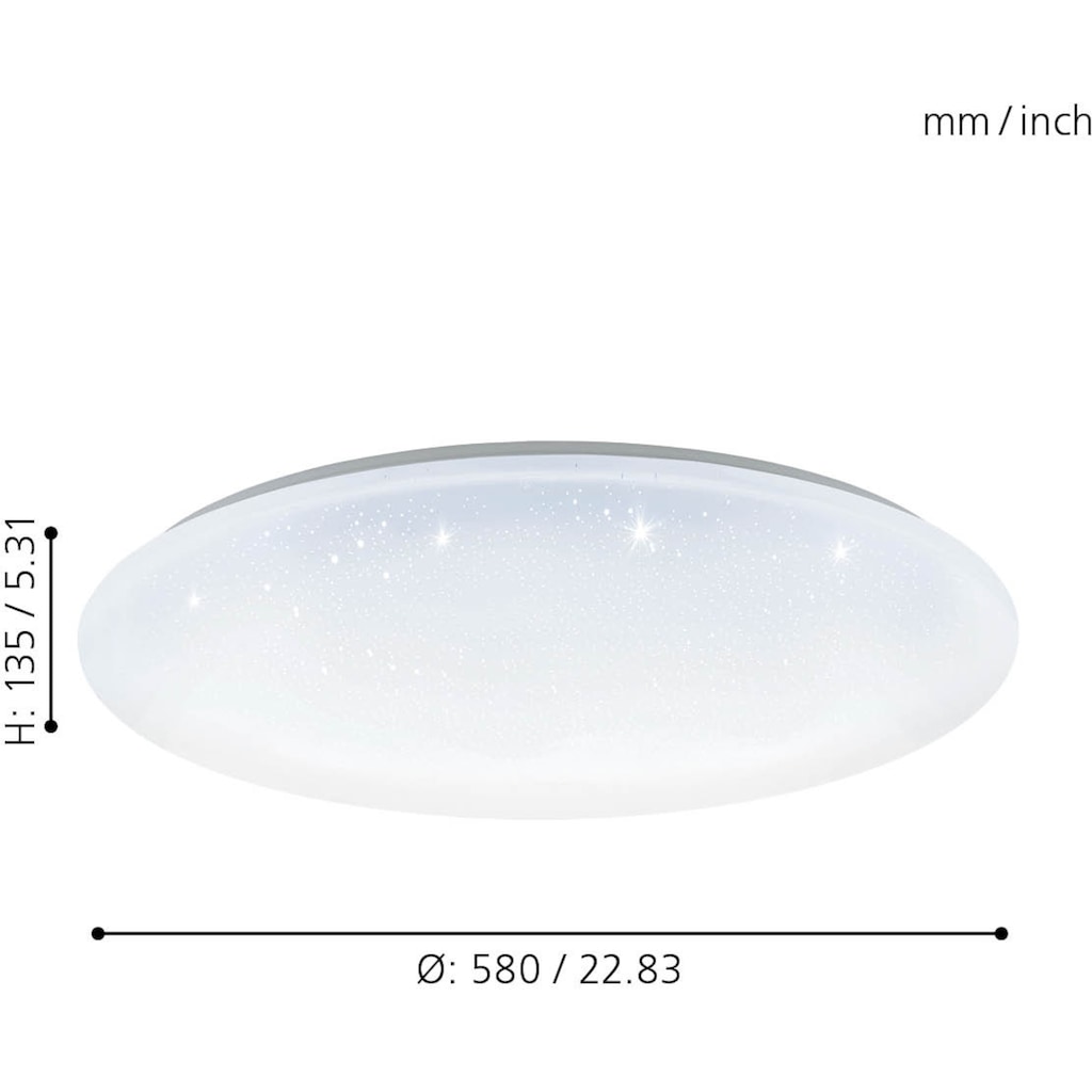 EGLO Deckenleuchte »TOTARI-C«, 1 flammig-flammig