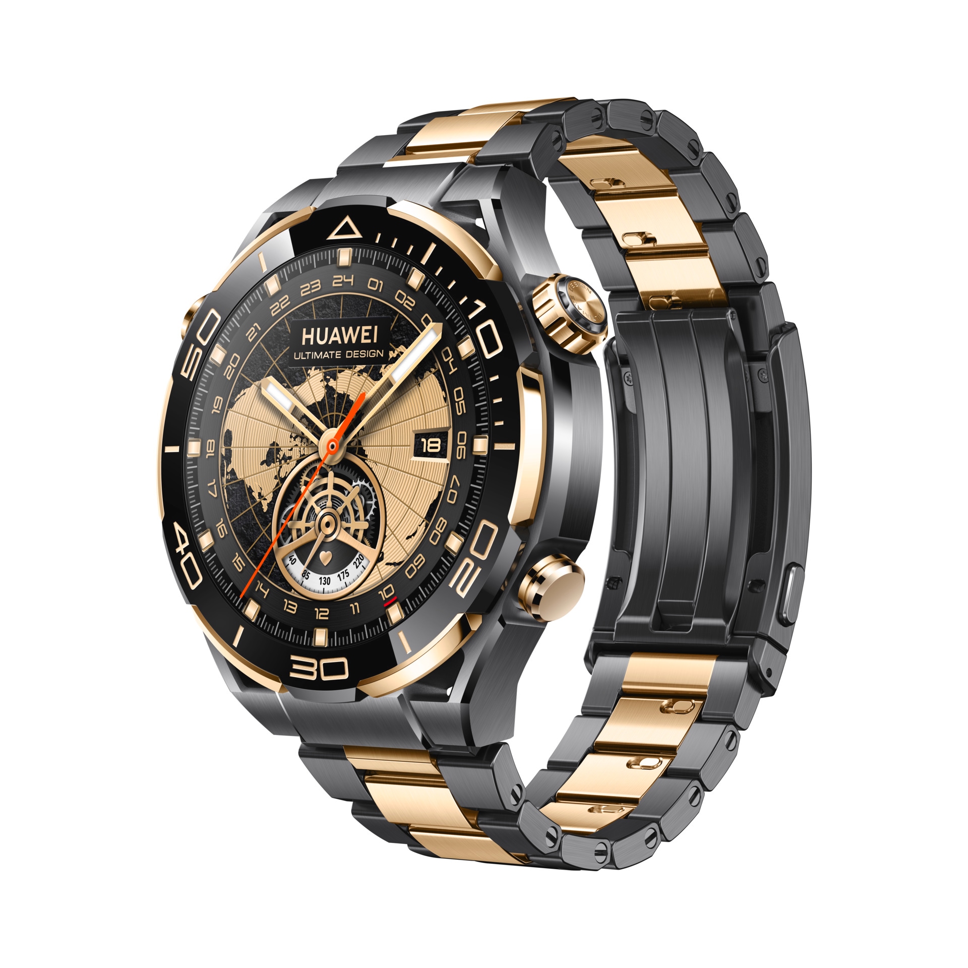 Huawei Smartwatch »WATCH ULTIMATE GOLD«, (goldgefasste Keramiklünette,  goldenes Armband aus Titanlegierung) im OTTO Online Shop