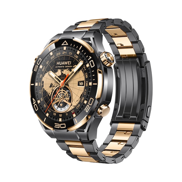 Huawei Smartwatch »WATCH ULTIMATE GOLD«, (goldgefasste Keramiklünette,  goldenes Armband aus Titanlegierung) im OTTO Online Shop