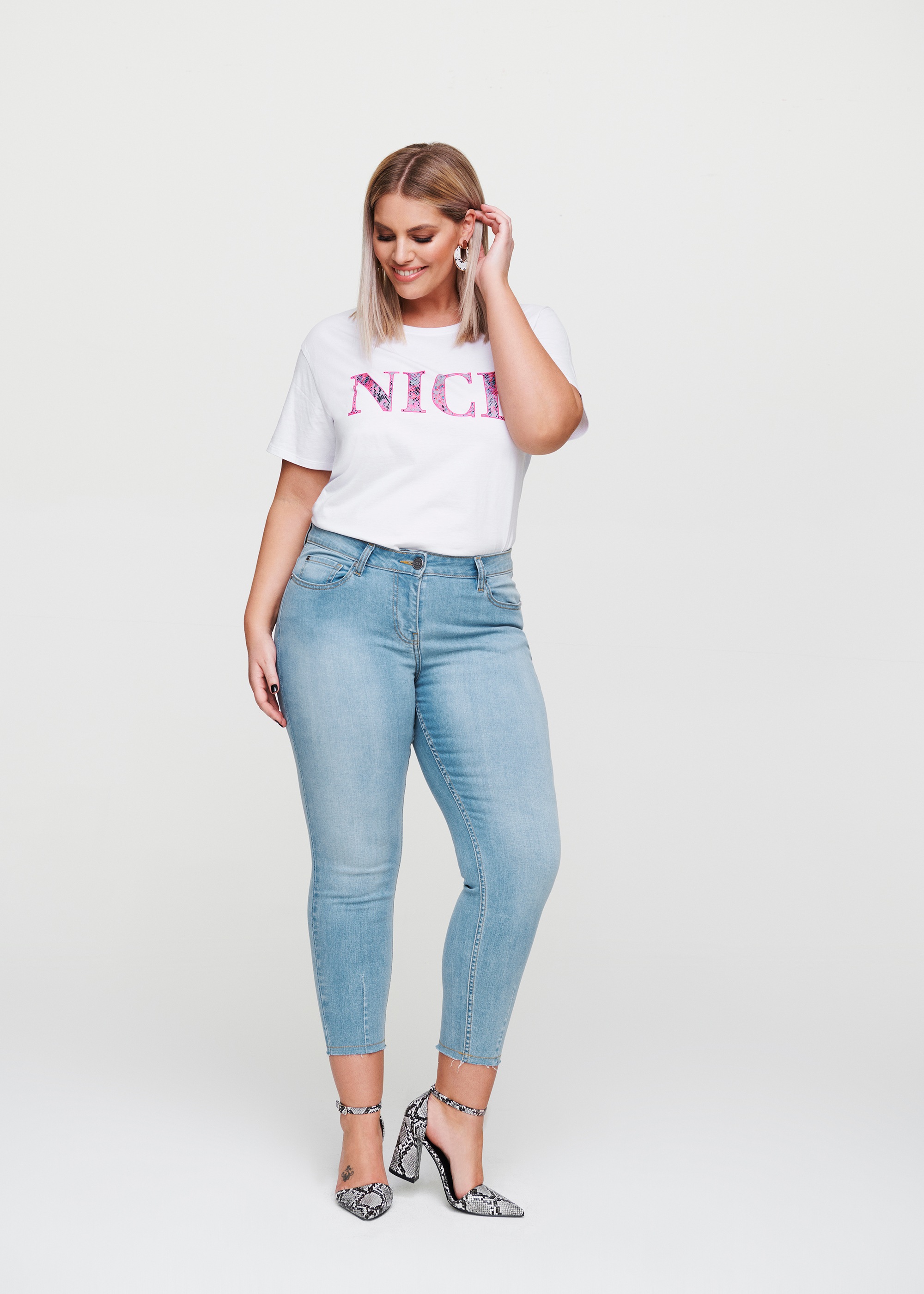 Rock Your Curves by Angelina K. Slim-fit-Jeans