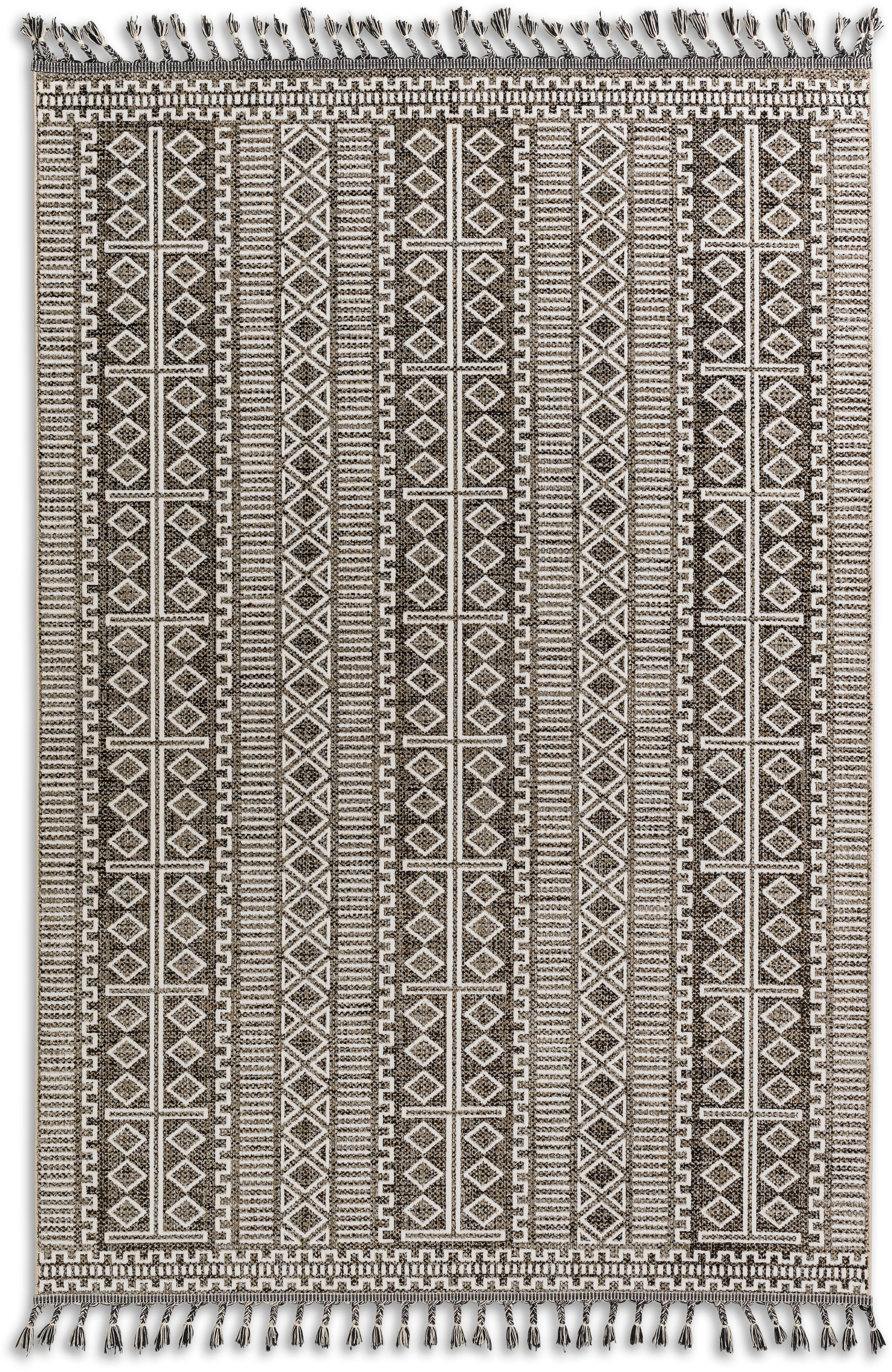 ASTRA Teppich »Ravenna 6634 226«, rechteckig, eleganter Kurzflorteppich mit Fransen