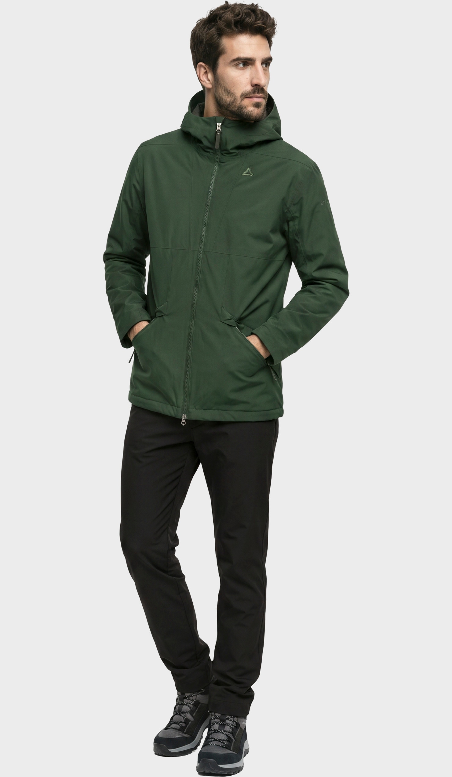 Schöffel Langjacke »Ins Parka Style Malkay MNS« mit Kapuze