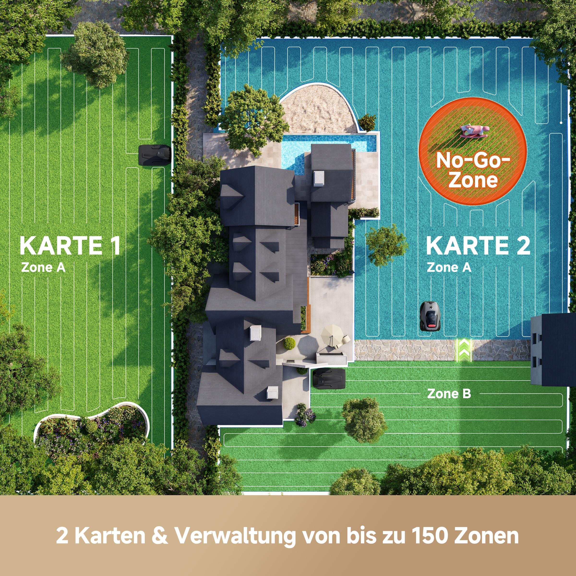 Mova Rasenmähroboter »Lidax Ultra 800«