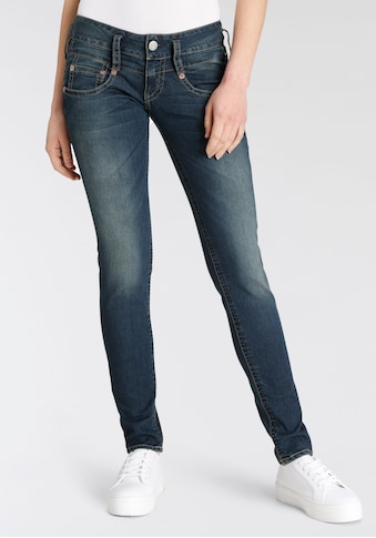 Slim-fit-Jeans »Jeans Pitch Slim Organic Denim«, Vintage-Style mit Abriebeffekten