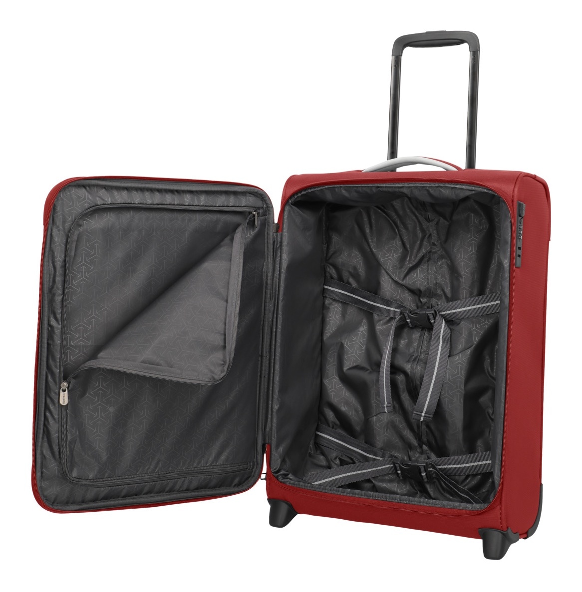 travelite Handgepäck-Trolley »JETPACK Multi Light 2 Cabin Handgepäck Koffer« 41 l 2 Rollen Weichgepäck, passend für Ryanair, Condor und viele gängige Airlines