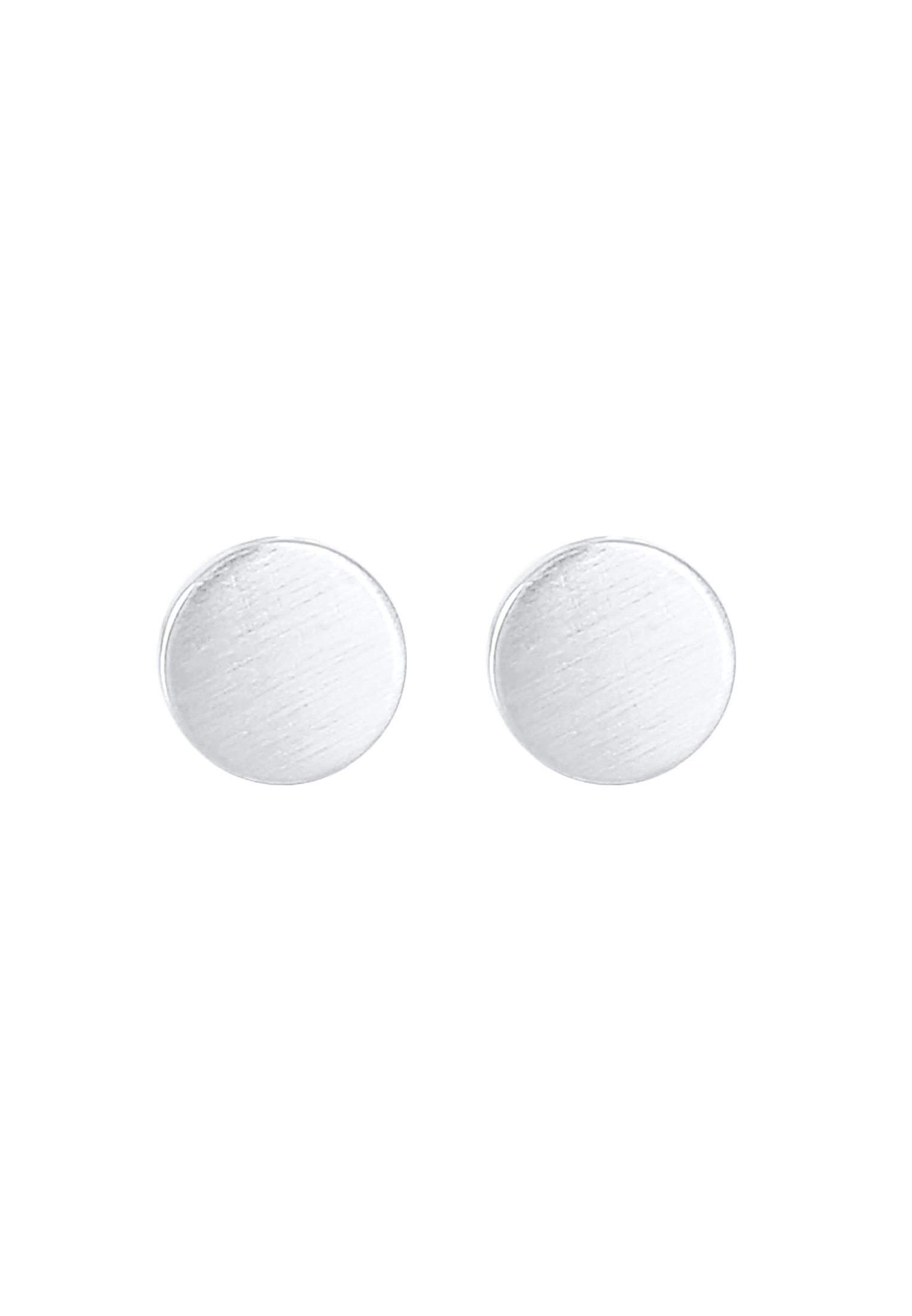 Elli Paar Ohrstecker »Ohrringe Kreis Basic Rund Matt 925 Silber«