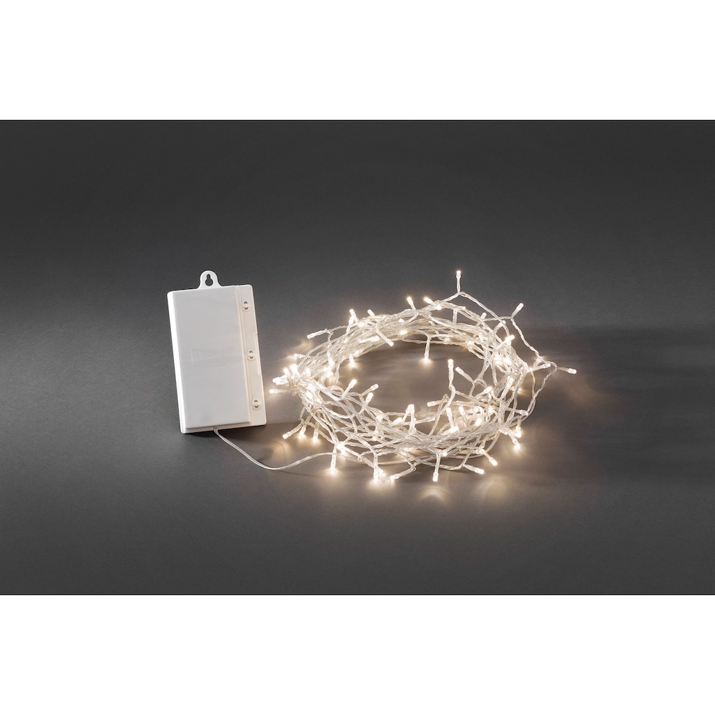KONSTSMIDE LED-Lichterkette »Weihnachtsdeko aussen«, 128 St.-flammig