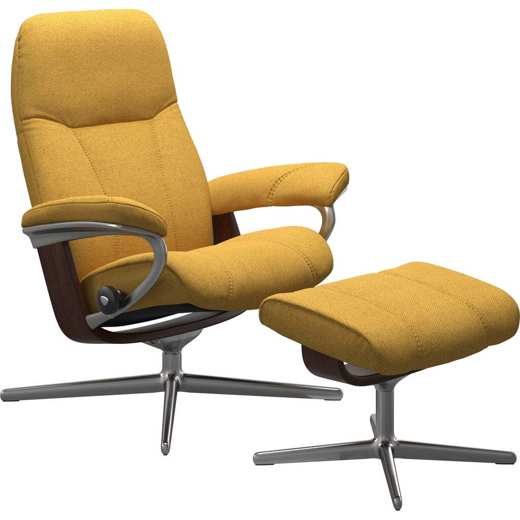 Stressless® Relaxsessel »Consul«, (Set, Relaxsessel mit Hocker)