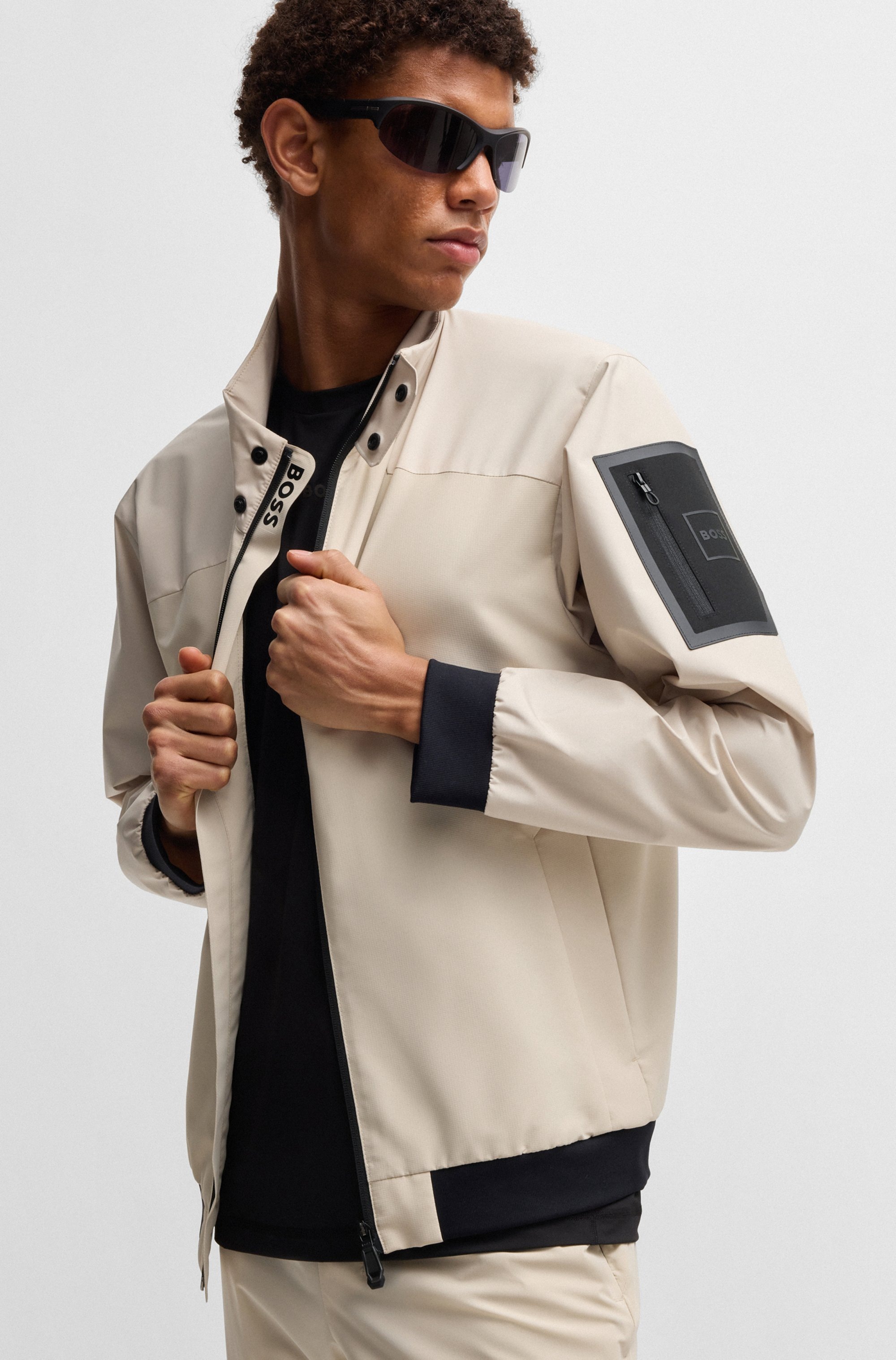 BOSS GREEN Funktionsjacke »J_Larzac«, mit Ärmeltasche
