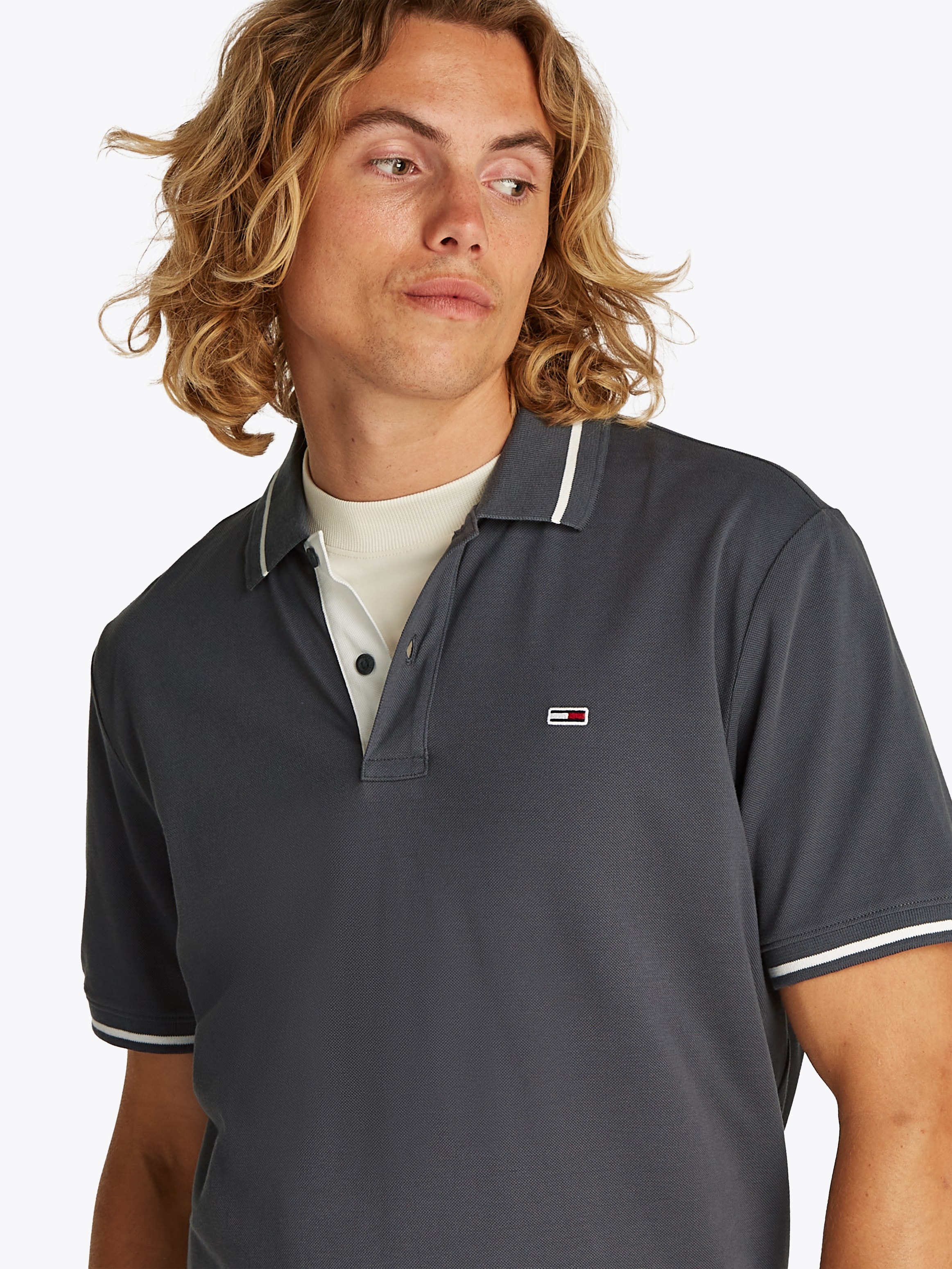 Tommy Jeans Poloshirt »TJM REG TIPPED POLO«, mit Streifendetails