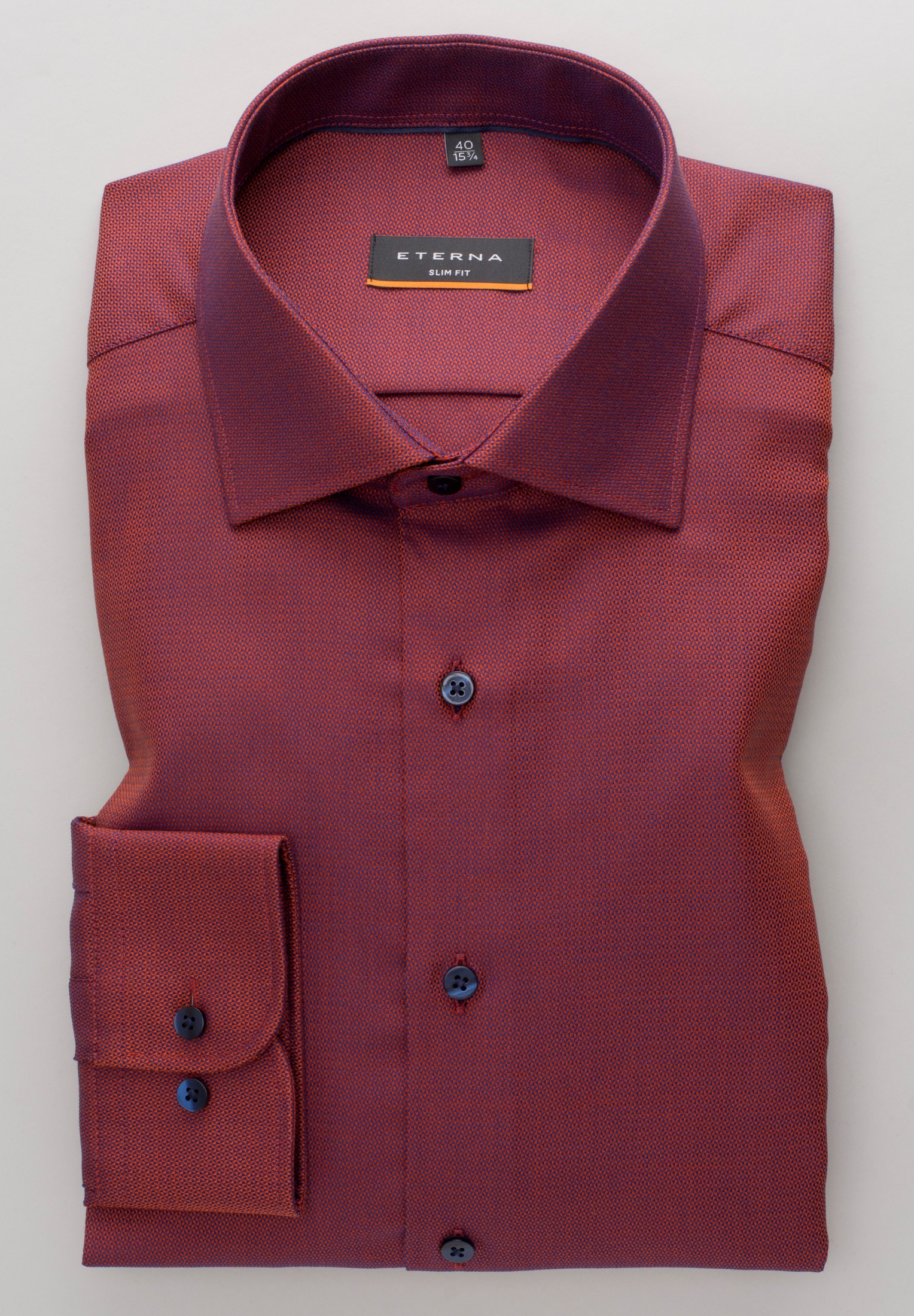 Eterna Langarmhemd »SLIM FIT« NON IRON (bügelfrei)