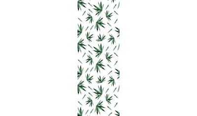 Vinyltapete »Tropische Blätter-Grün«, botanisch