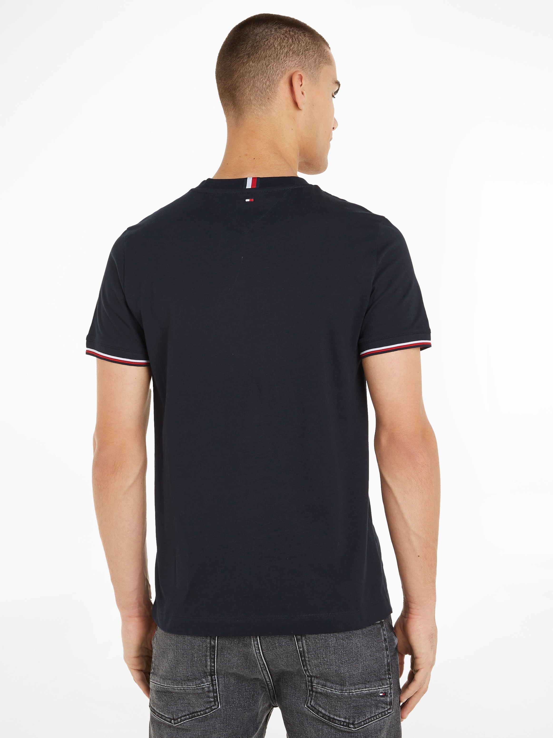 Tommy Hilfiger T-Shirt »TOMMY LOGO TIPPED TEE«