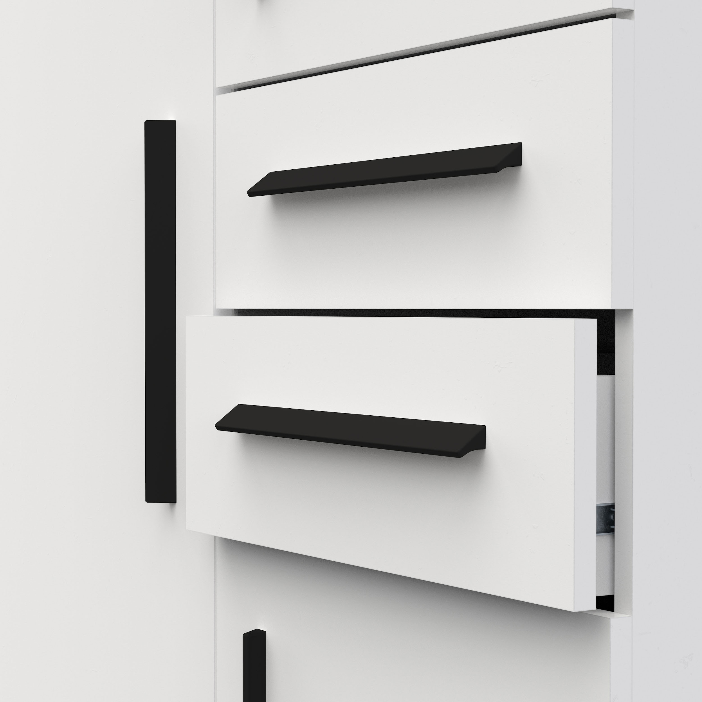 Demeyere GROUP Kleiderschrank »VERSATIL Schrank 2 Türen, 2 Schubladen«, (B/H/ T ca. 90x190cmx50cm)
