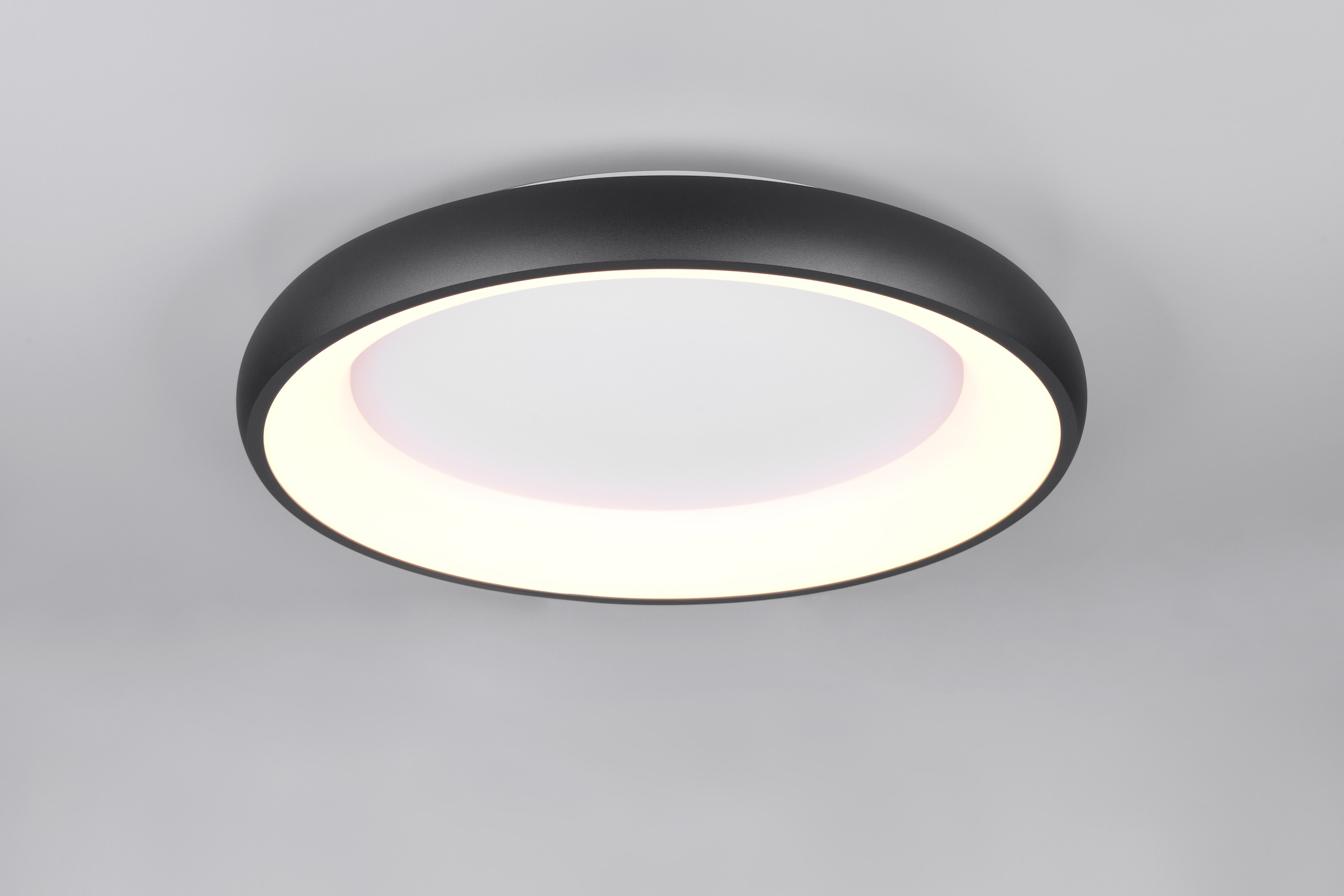 TRIO Leuchten LED Deckenleuchte »CARDONA, runde LED Deckenlampe Büro, Ø 62cm, 4400 Lumen 38W, dimmbar« LED-Board 1 Stk. warmweiß - kaltweiß CCT - Lichtfarbe einstellbar 2300/3000/4000K, auch Wandmontage möglich