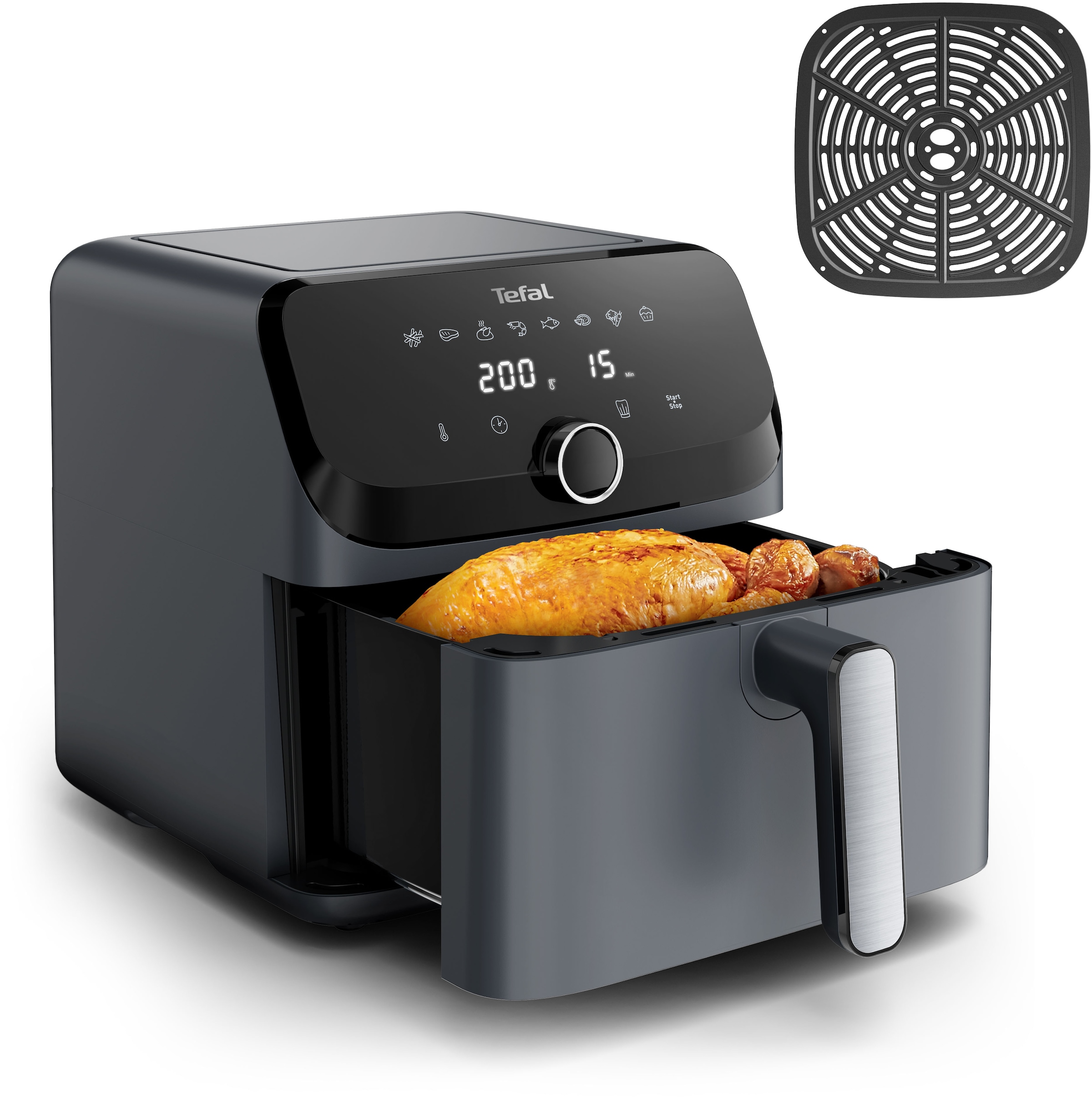 Heißluftfritteuse »Tefal EY855B Easy Fry Mega Heißluftfritteuse«, 2020 W