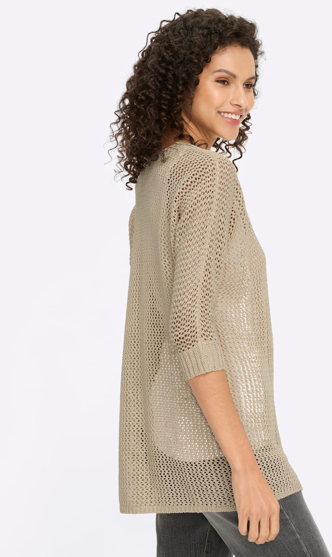 heine Ajourstrickjacke