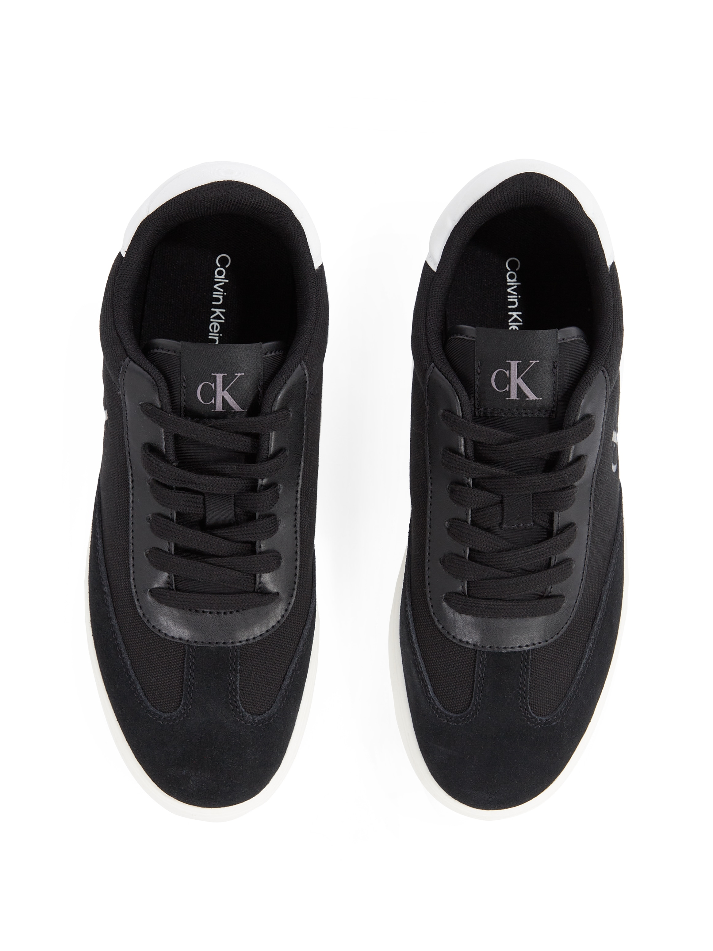 Calvin Klein Jeans Sneaker »CLASSIC CUPSOLE LOW MIX MG«, Schnürschuh, Halbschuh, Freizeitsneaker mit Logoschriftzug