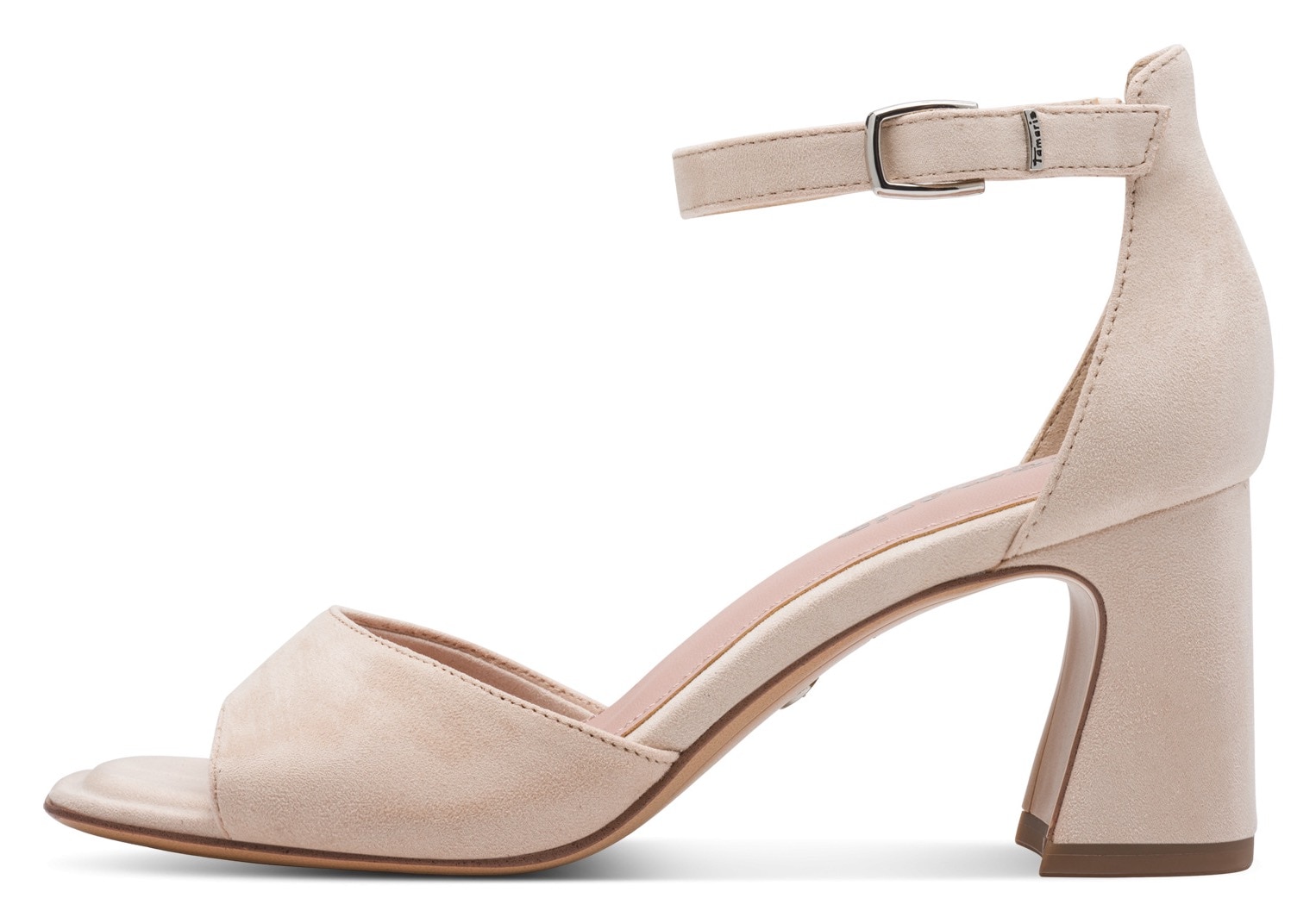 Tamaris Sandalette  Blockabsatz, Riemchensandale, Sommerschuh in veganer Verarbeitung