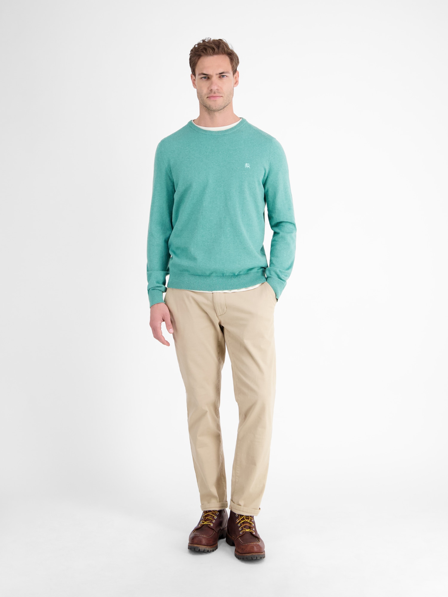 LERROS Strickpullover »Herren Basic Strickpullover«