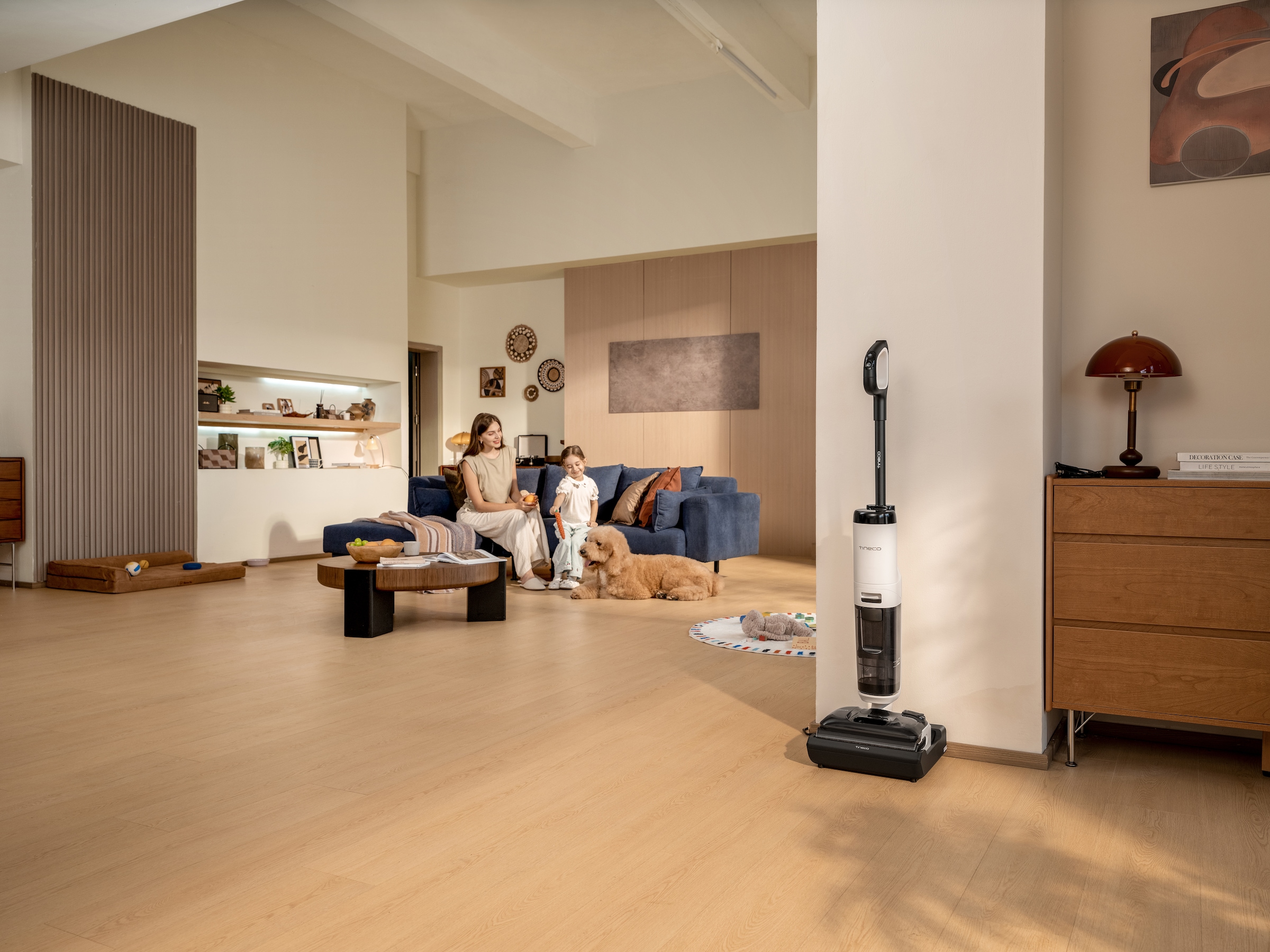 Tineco Nass-Trocken-Sauger »FLOOR ONE S5 Max 22.000pa Saugleistung, 85° Grad Selbstreinigung« Anti Allergiker HEPA Filter, nur 13,5cm hoch