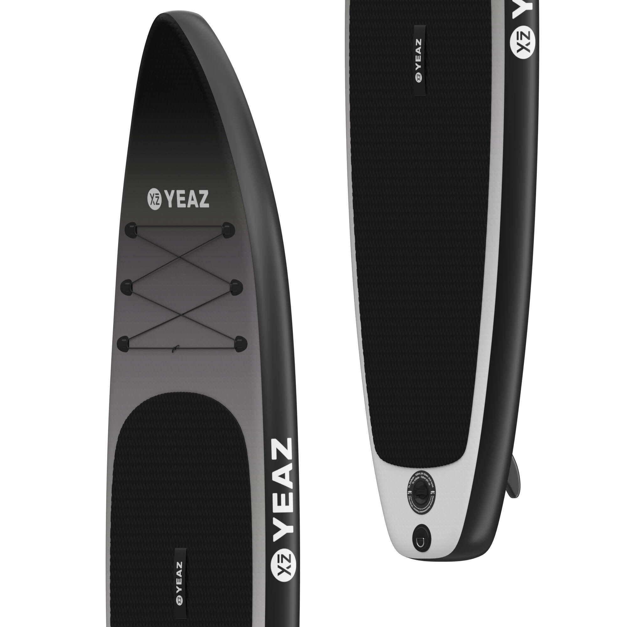 YEAZ Inflatable SUP-Board »SUP Board und Kit BLACK SANDS BEACH - EXOTRACE - SET«