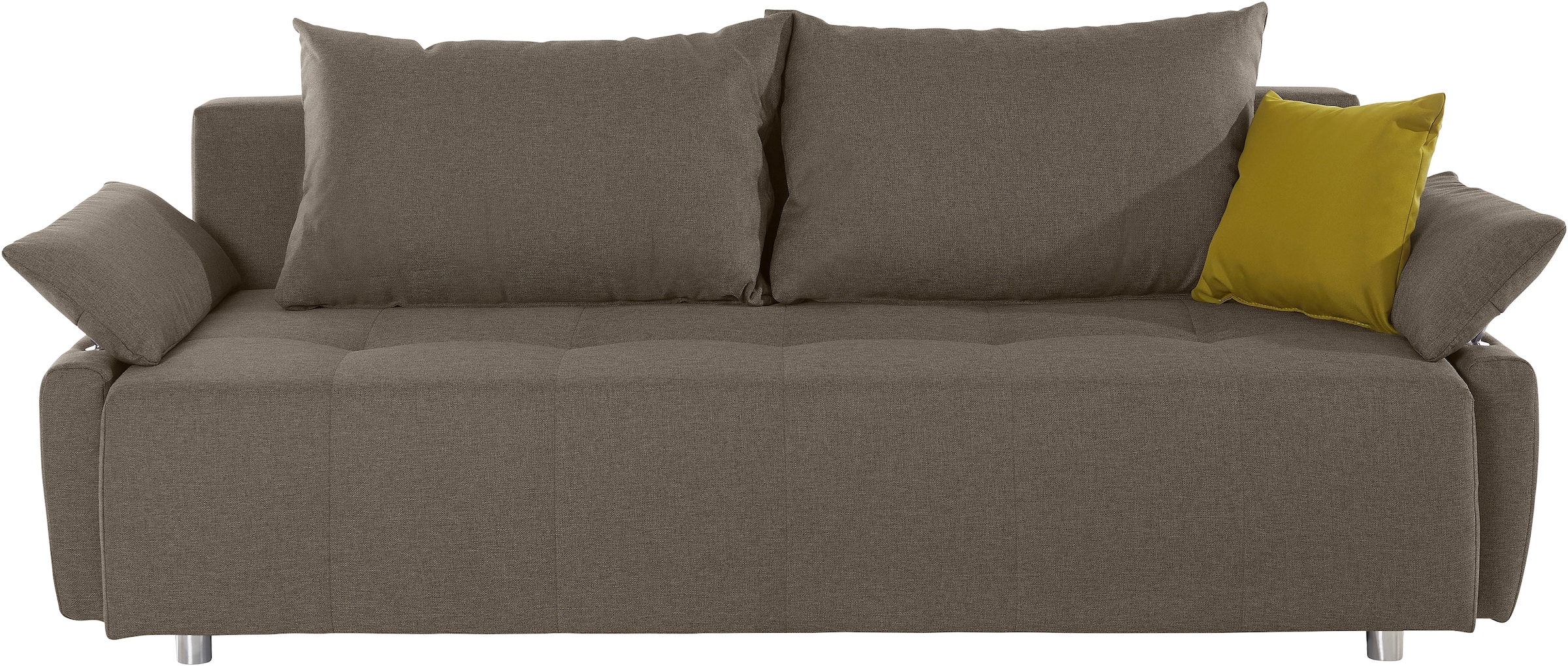 COLLECTION AB Schlafsofa »Funtastic«, mit Federkern, Bettfunktion, inklusive 2 Rücken- und 1 Zierkissen