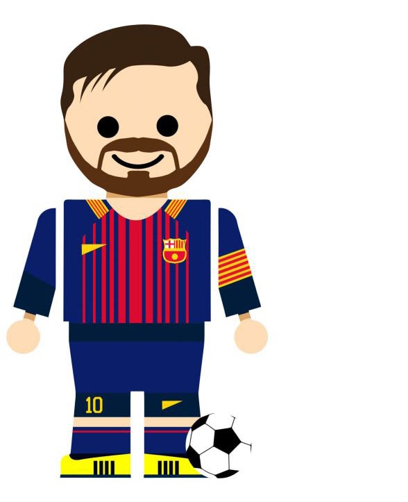 OTTO Messi«, bei online St.) Fussball Wall-Art (1 Wandtattoo »Spielfigur